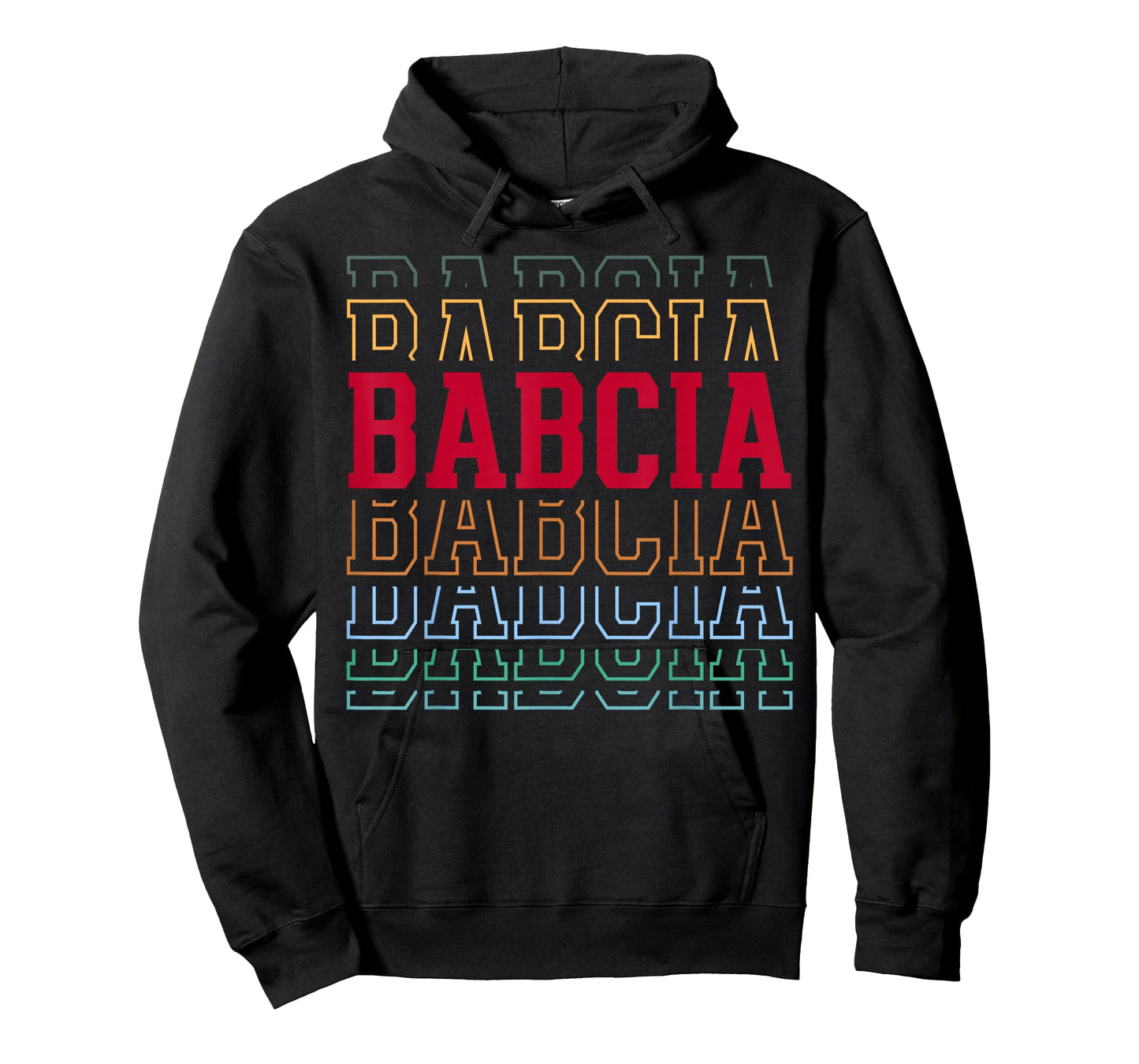 Babcia Funny Athletic Lettering Mother's Day Grandma T-Shirt