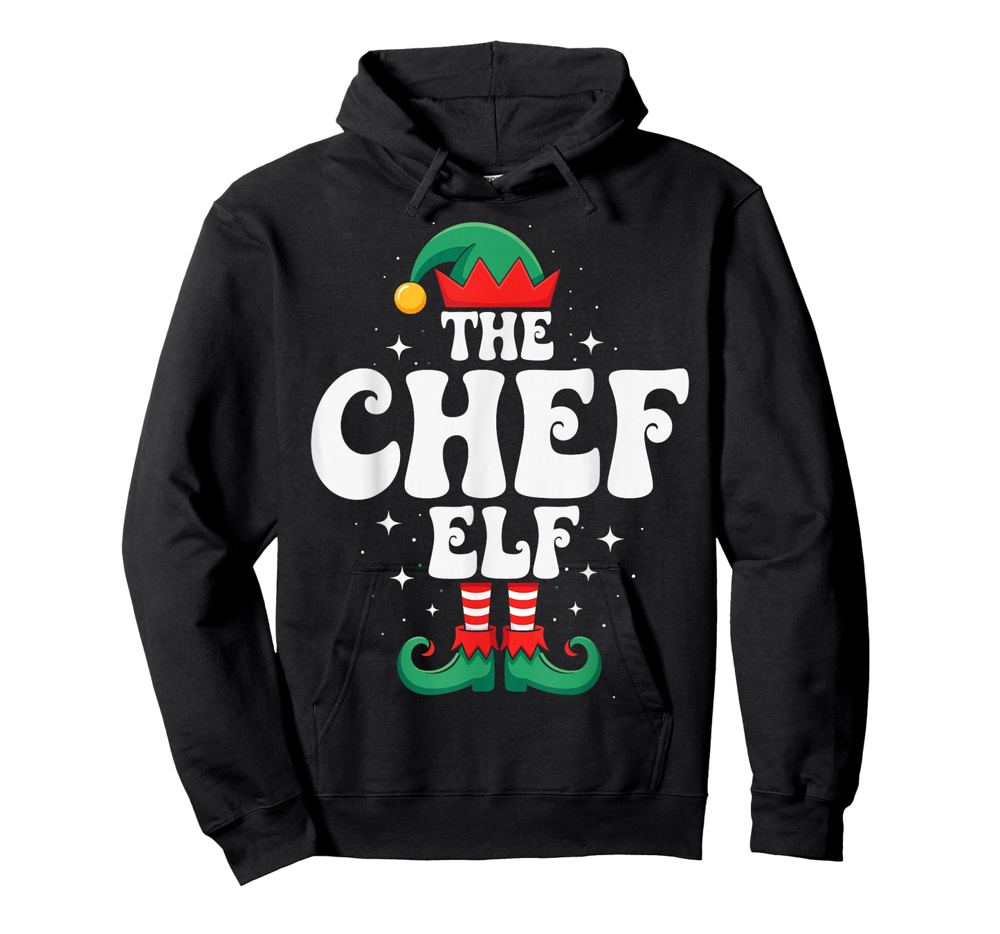 The Chef Elf Funny Christmas Matching Family Group T-Shirt