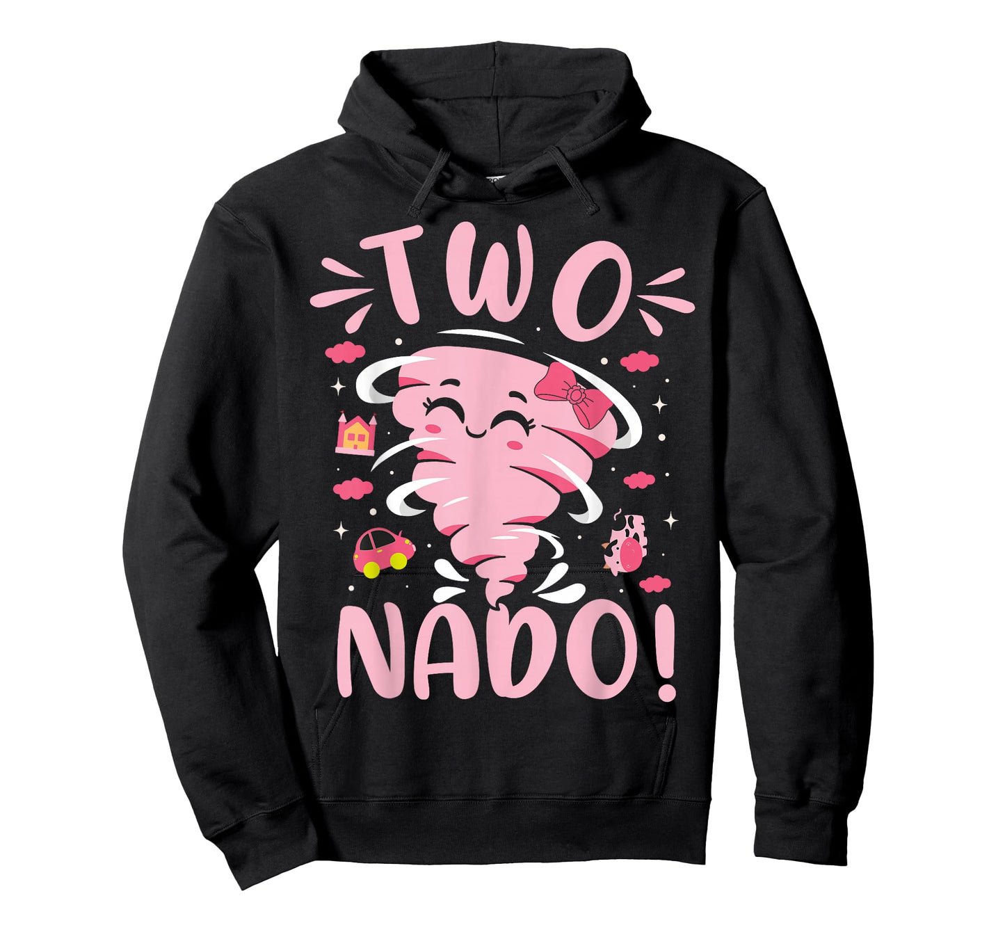 Tornado 2 Year Old Girl Birthday Two Nado 2nd Bday Party T-Shirt