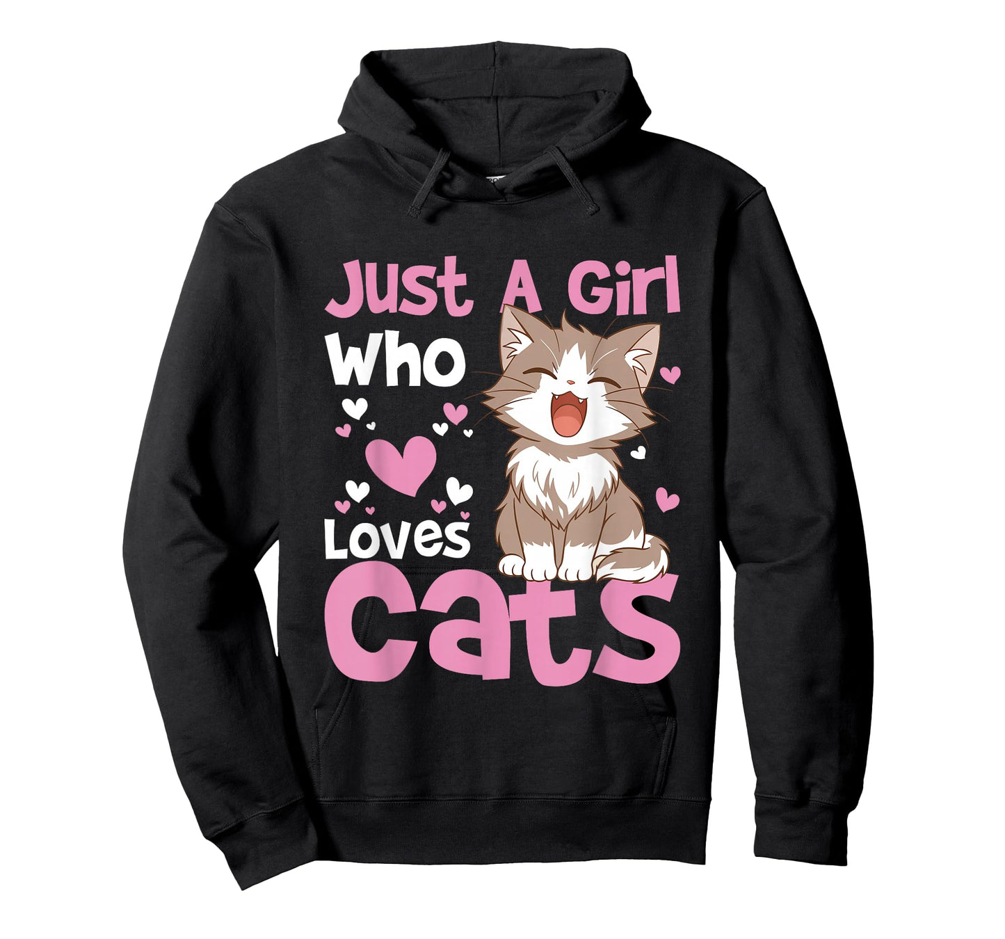 Just A Girl Who Loves Cats Cute Cat Lover Design mom T-Shirt