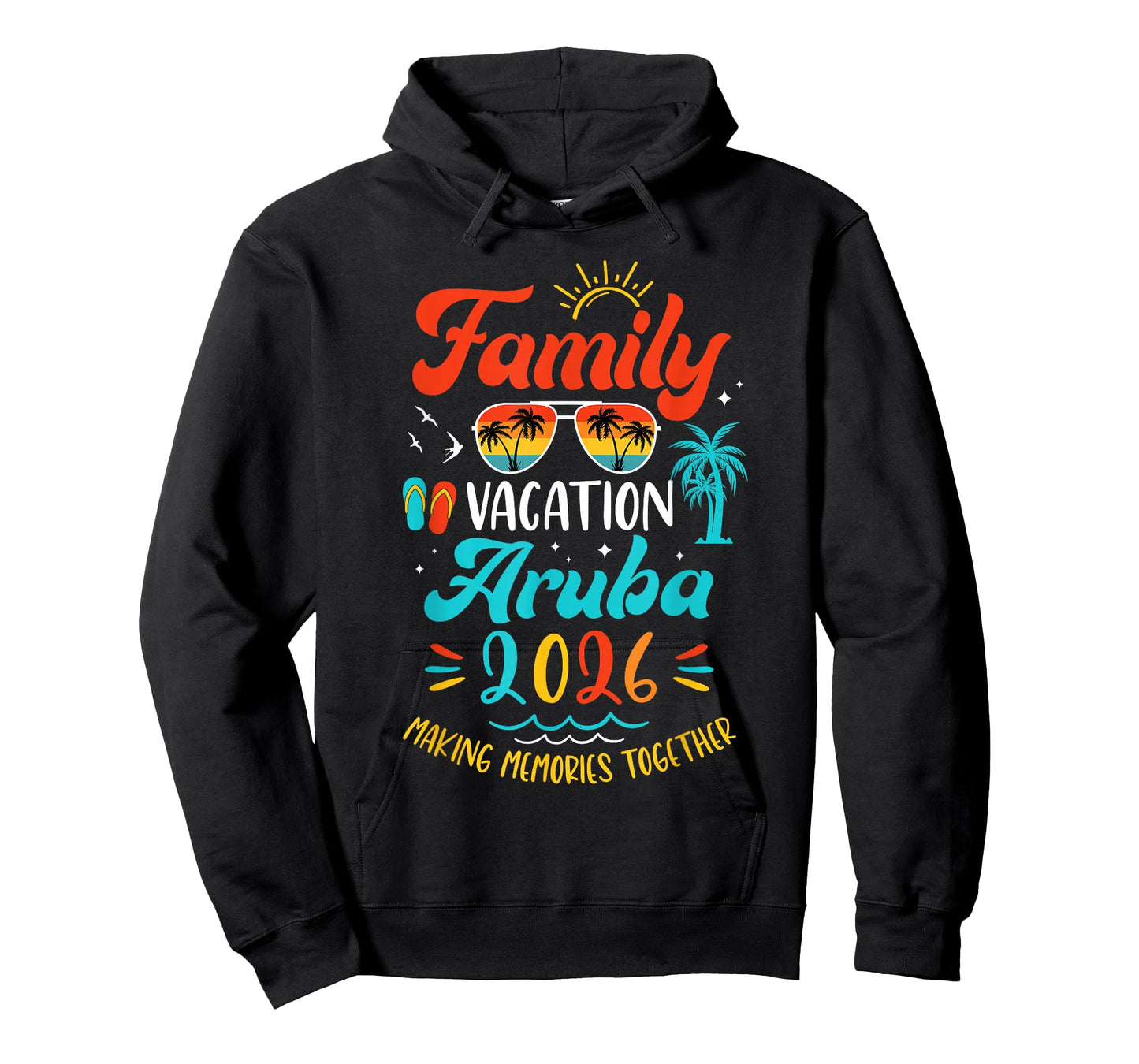 Family Vacation 2026 Aruba Matching Summer Vacation T-Shirt