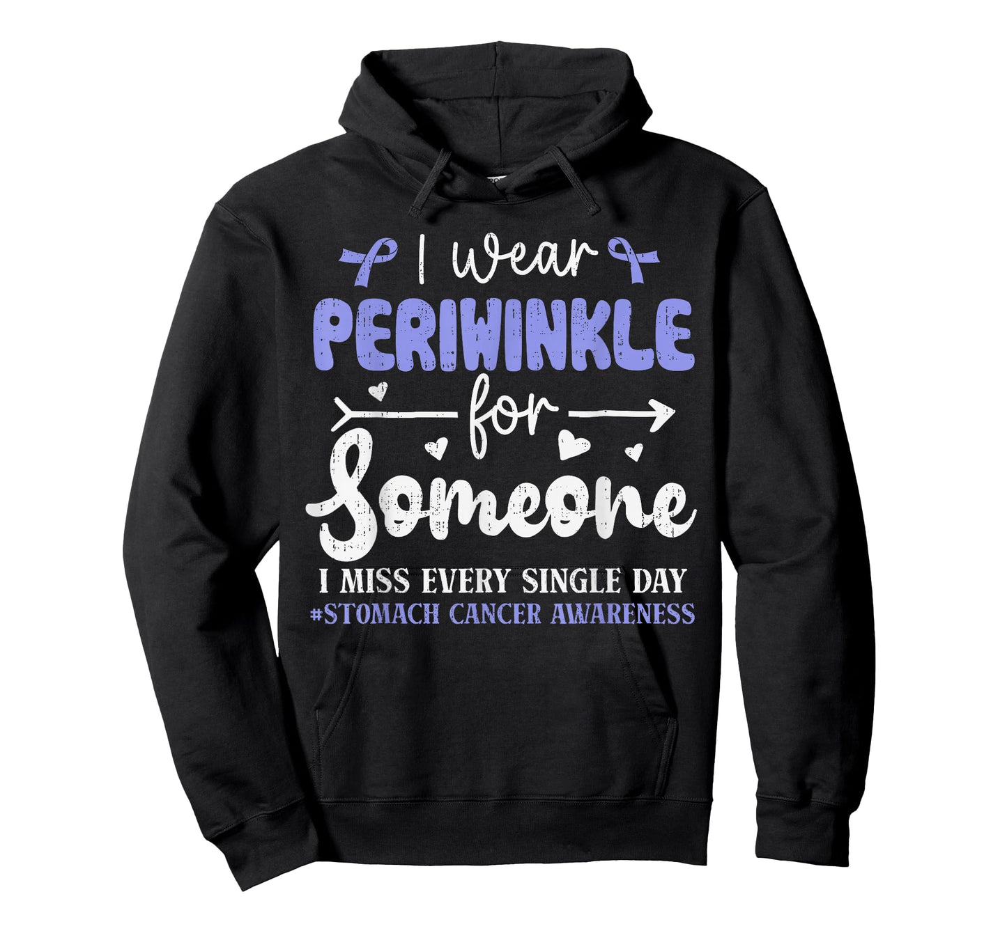 I Wear Periwinkle for Someone Stomach Cancer Awareness T-Shirt