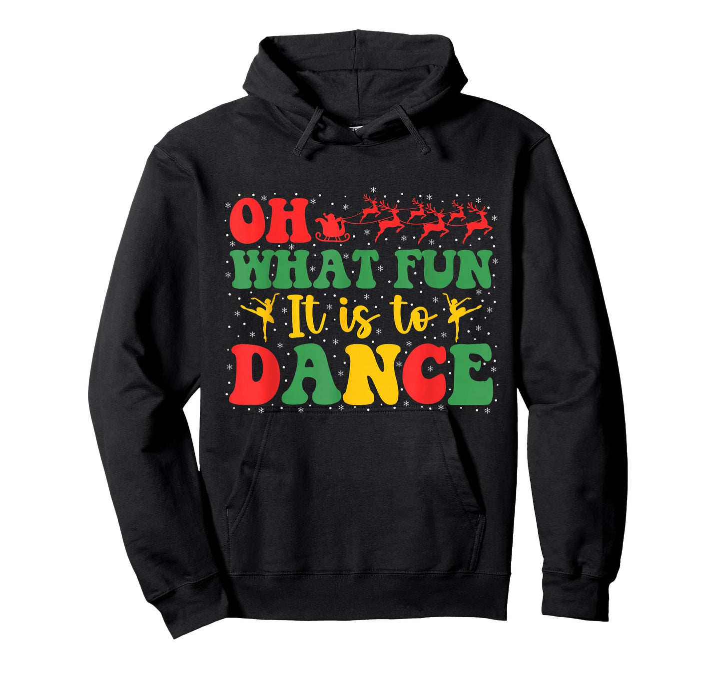 Oh What Fun It is to Dance Lovers Christmas Ballet Dancer T-Shirt