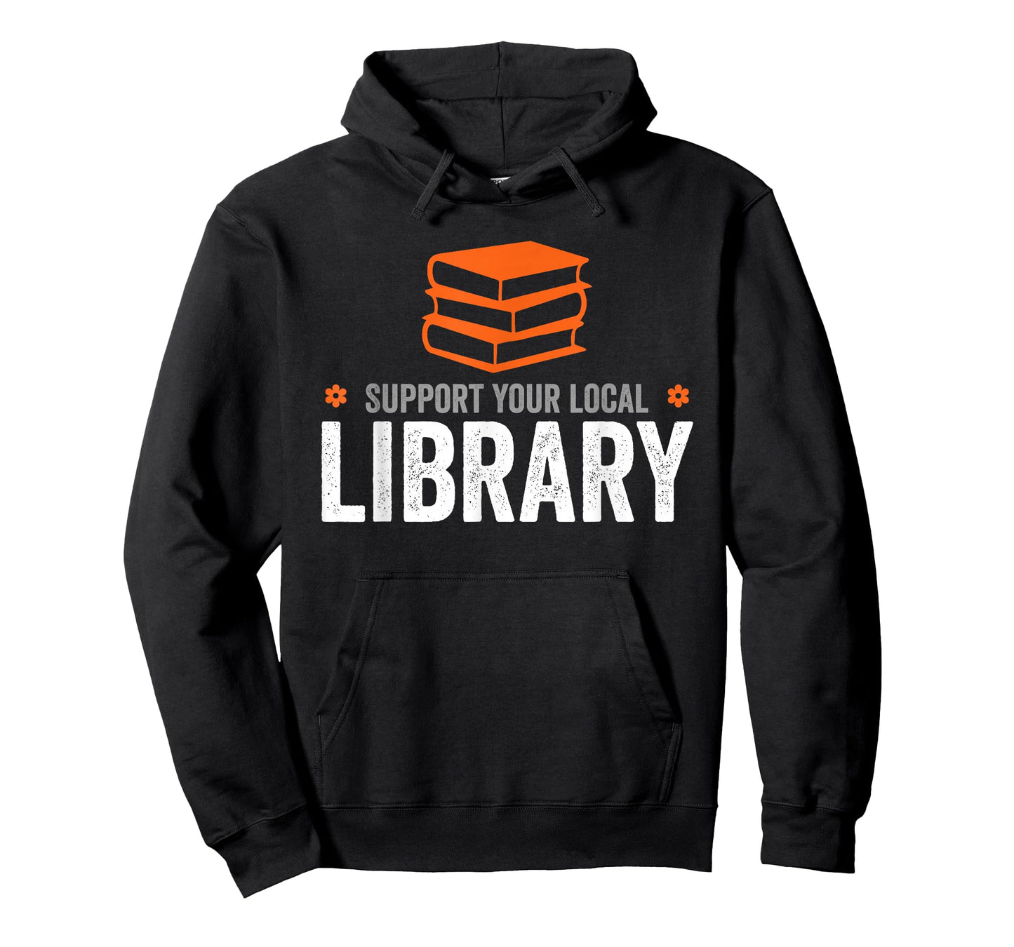 Groovy Support Your Local Library Book Reader Lover Bookworm T-Shirt