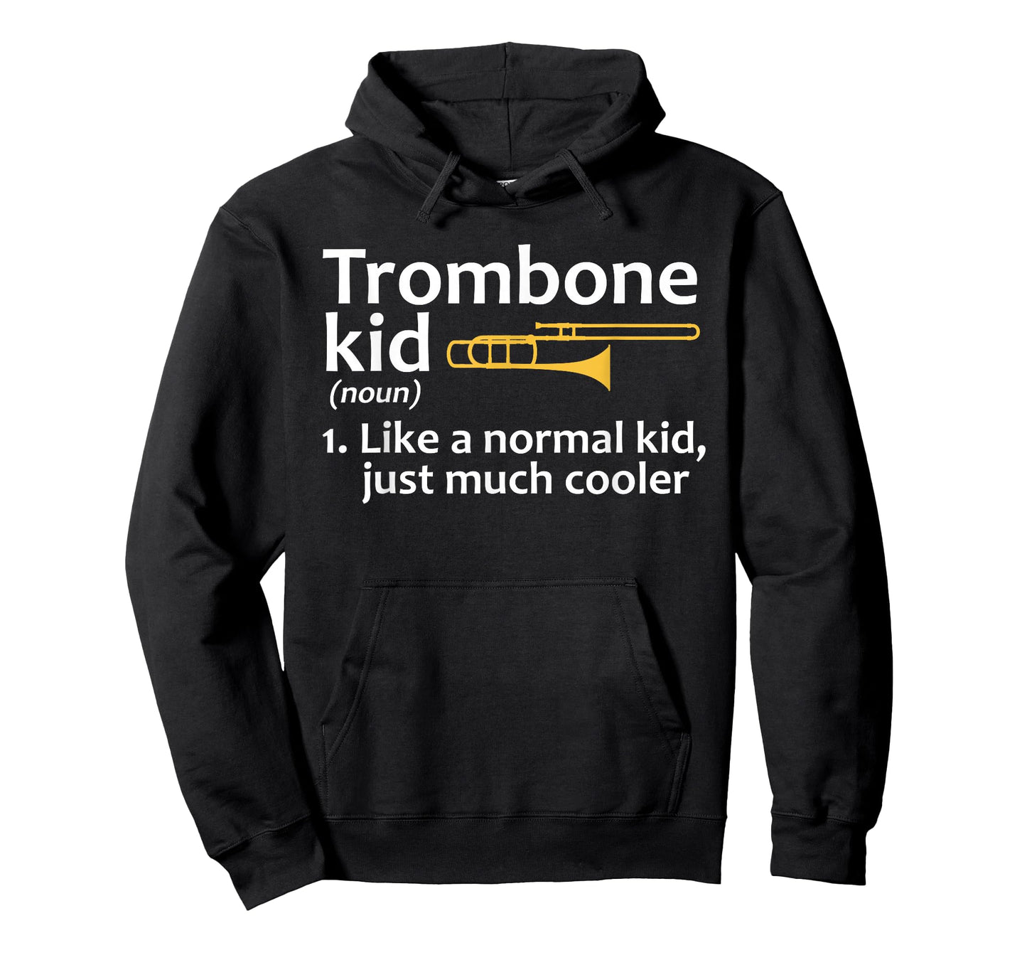 Trombone Art for Kids Boys Girls Instrument Trombone Player T-Shirt