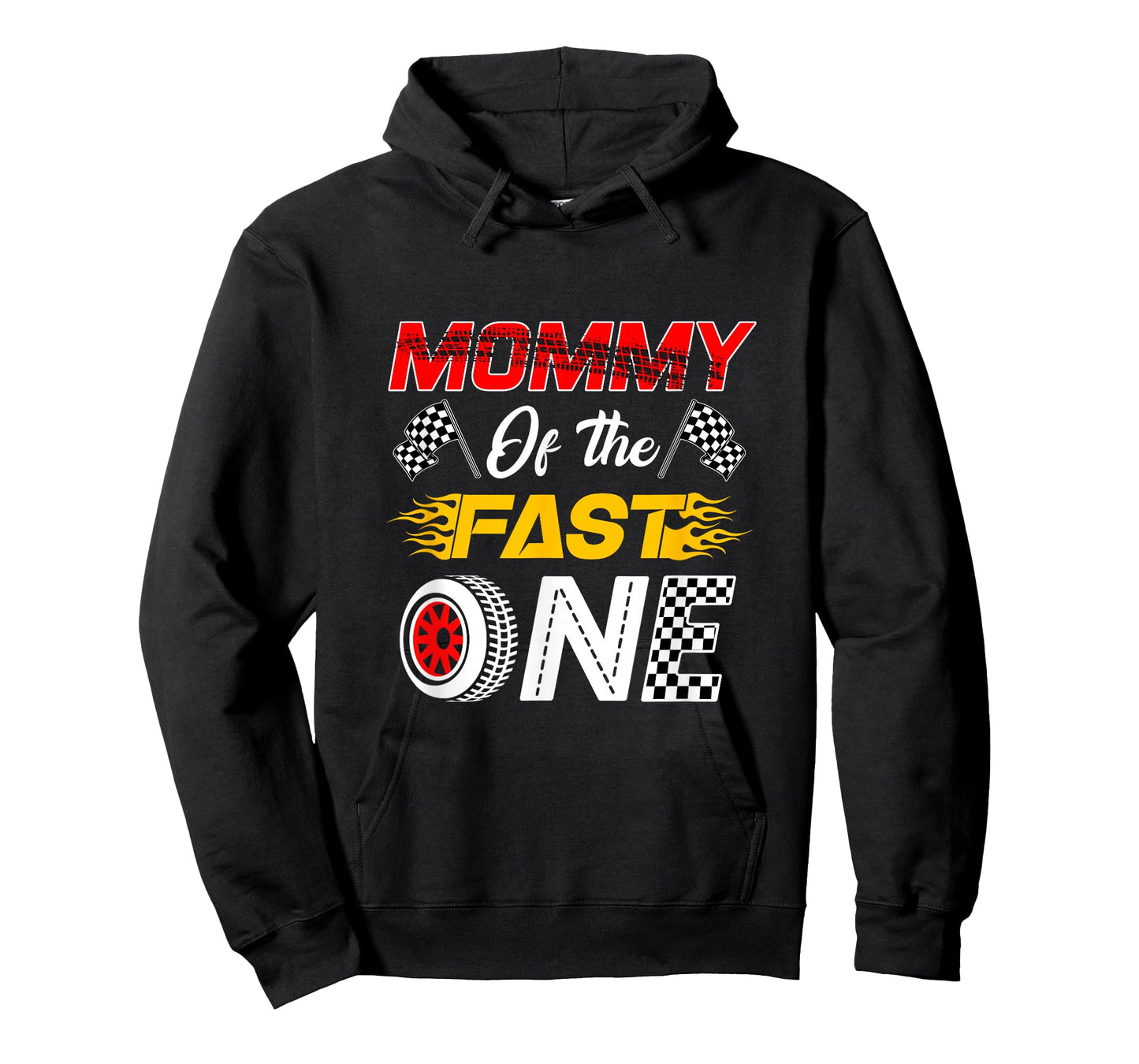 Mommy of The Fast One 1St Birthday Race Car Family T-Shirt