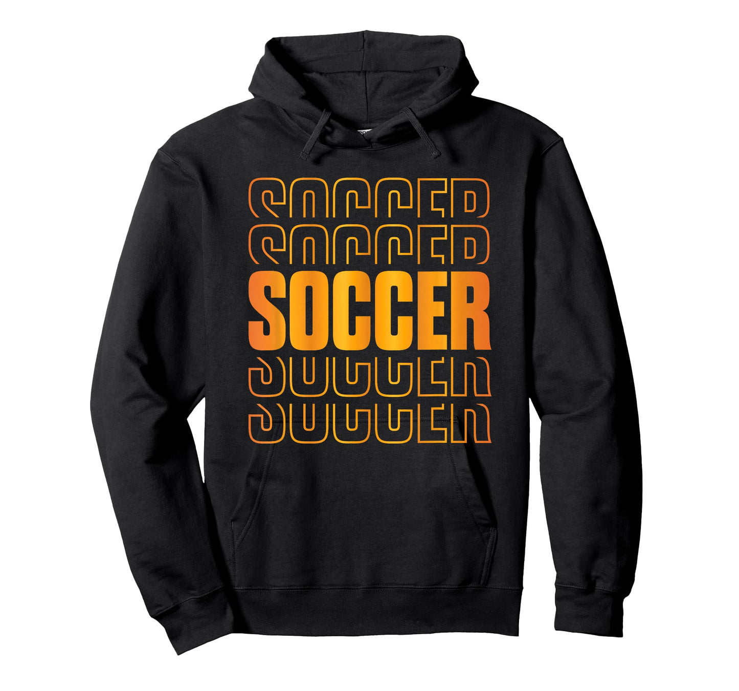 Gold Soccer Stacked Design Soccer Lovers Soccer Player Coach T-Shirt