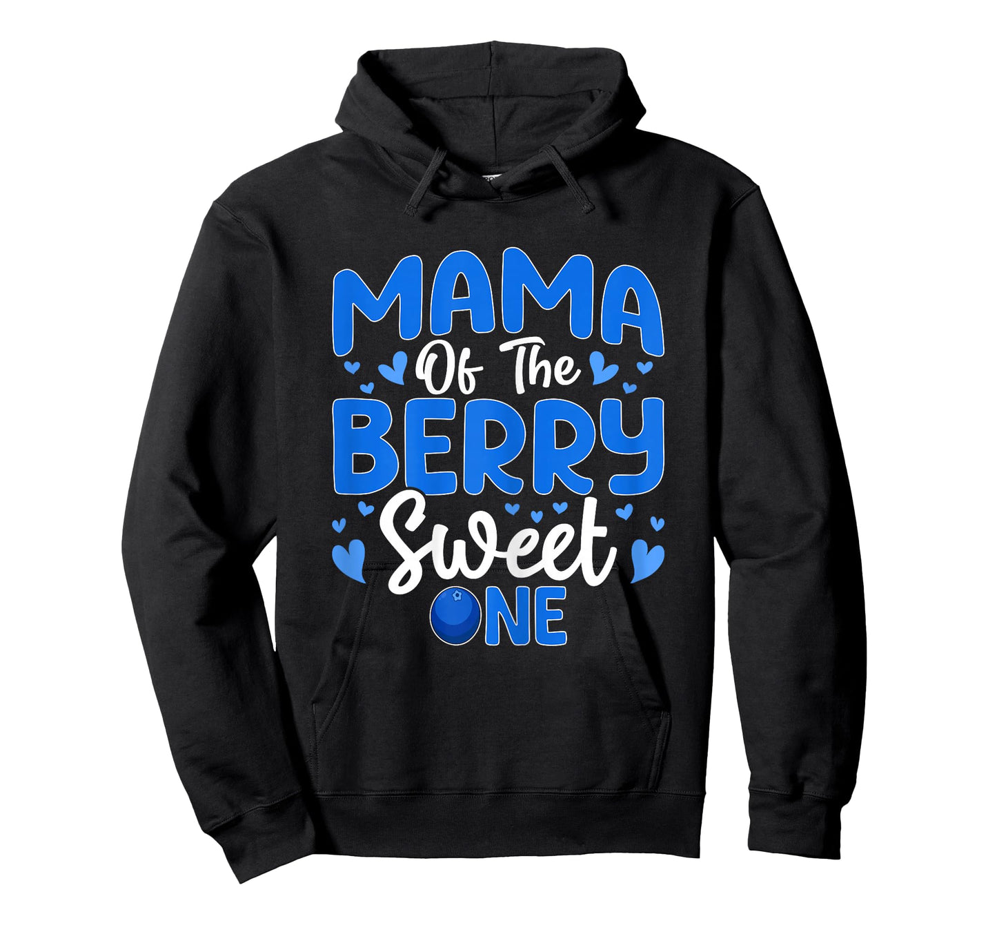 Mama of The Berry Sweet One - Blueberry Mom 1st Birthday T-Shirt