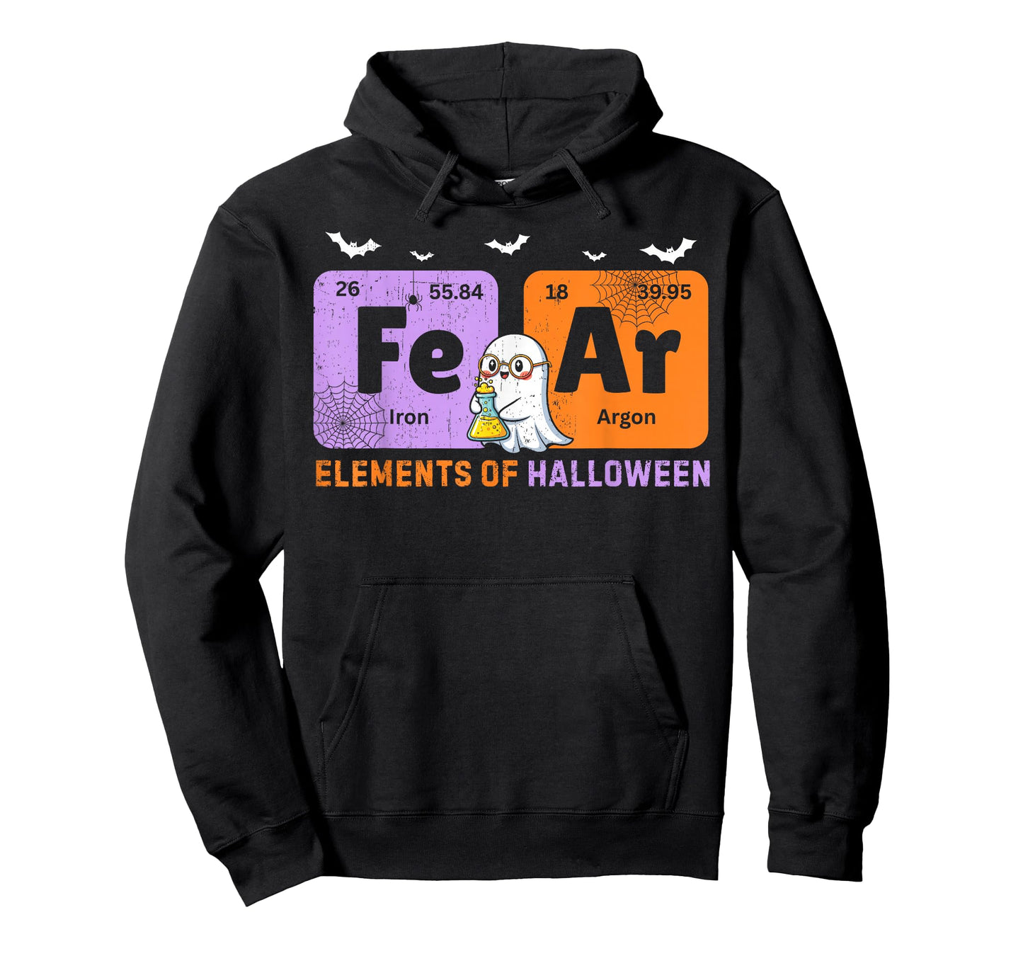Elements of Halloween Fear Periodically Chemistry Teacher T-Shirt