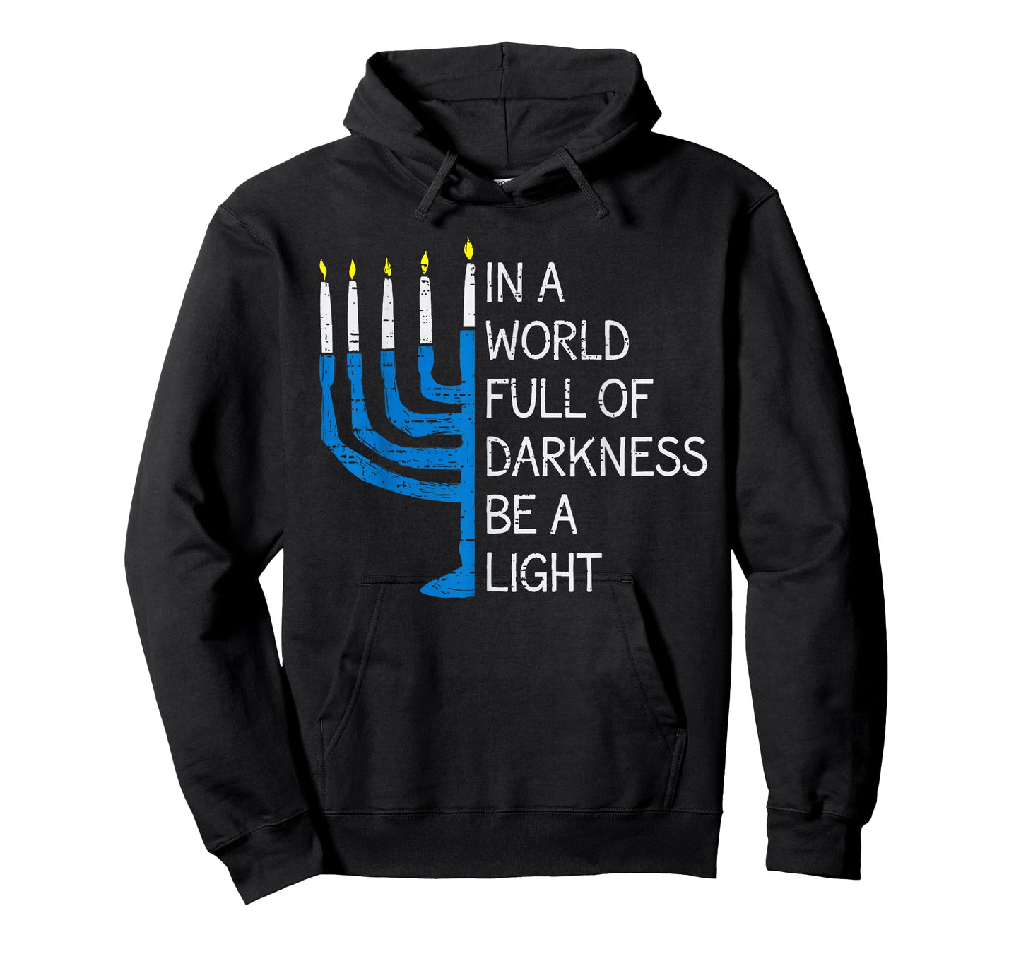 Be a Light Inspiring Hanukkah Jewish Menorah Chanukah Pajama T-Shirt
