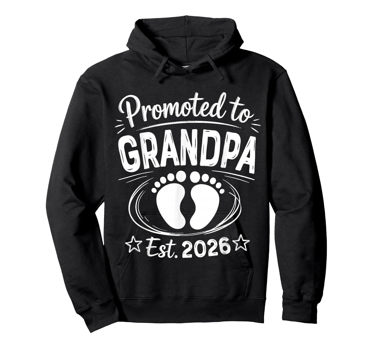 Promoted to Grandpa 2026 Grandpa 2026 Baby Announcement T-Shirt