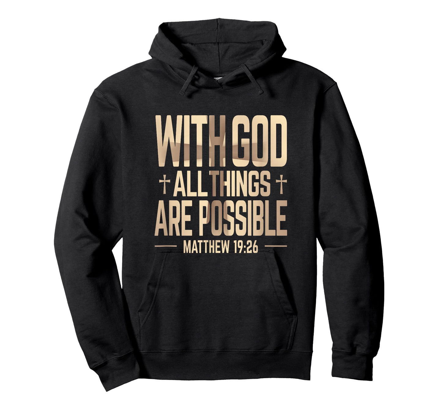 with GOD All Things are Possible Matthew 19:26 Faith Meme T-Shirt