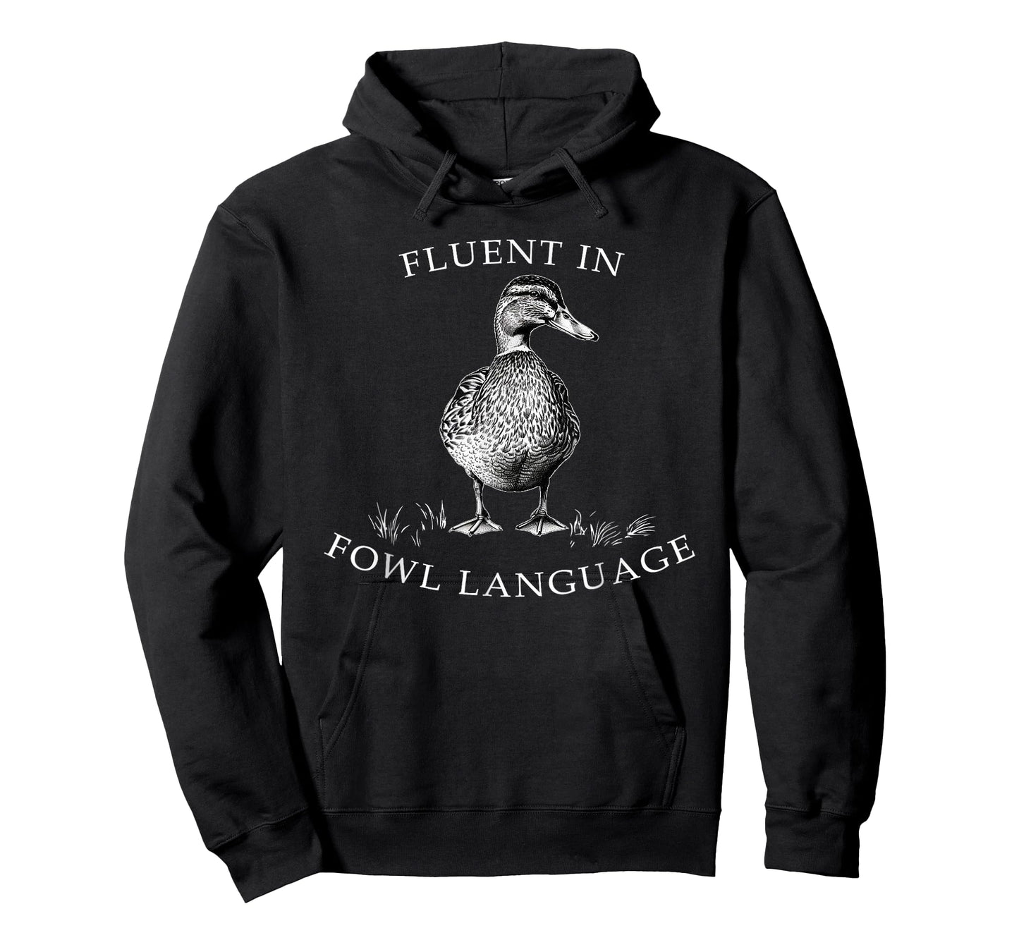 Duck Fluent in Fowl Language Funny Duck Pet Lover Farmer T-Shirt