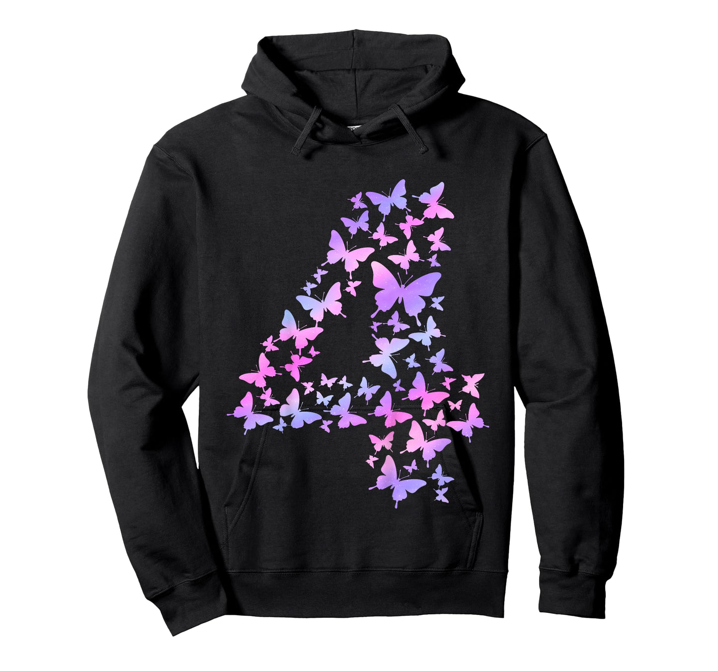 4th Birthday Butterfly 4 Year Old Birthday Girl Butterfly T-Shirt