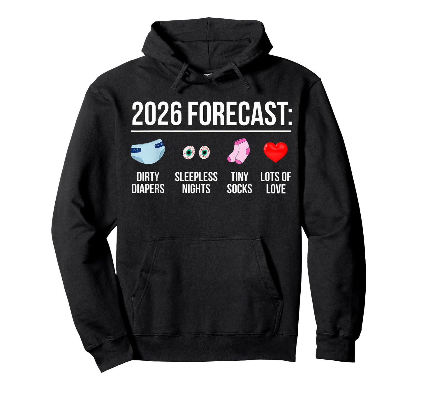 Funny Future Parents New Mom Dad to Be 2026 Expecting Couple T-Shirt