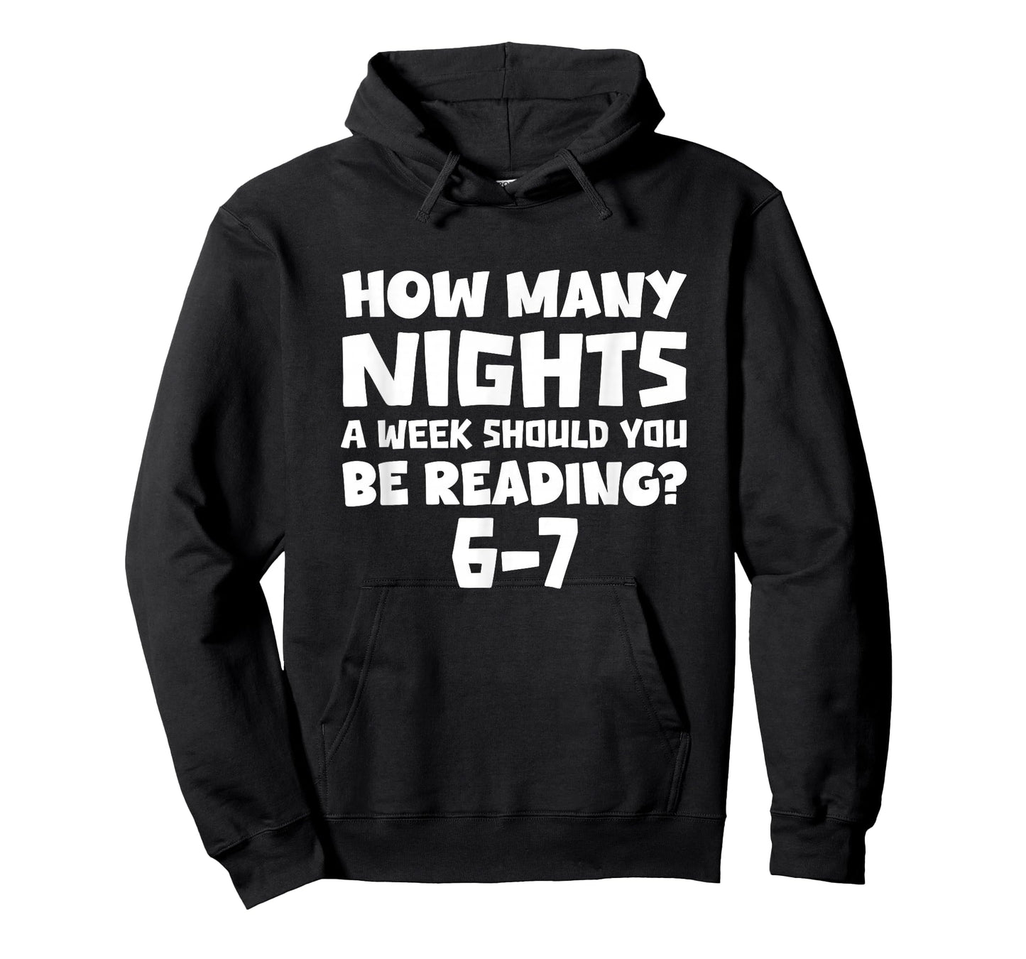 How Many Nights A Week Should You Be Reading 6-7 Book Lover T-Shirt