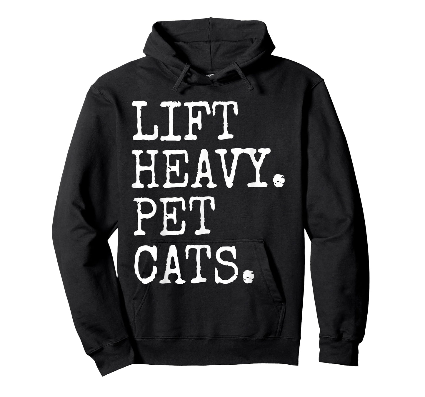 Lift Heavy Pet Cats Funny Gym Fitness T-Shirt