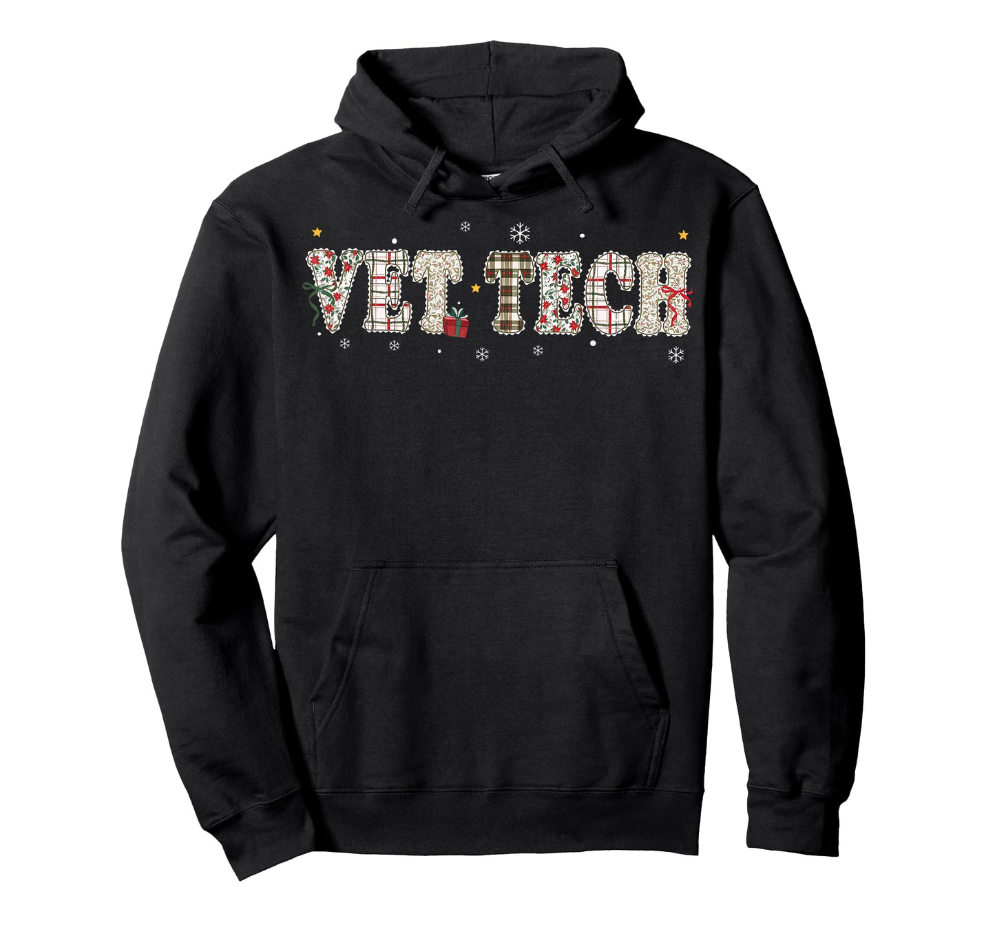 Christmas Vet Tech Coquette Bow Veterinary Technician Xmas T-Shirt