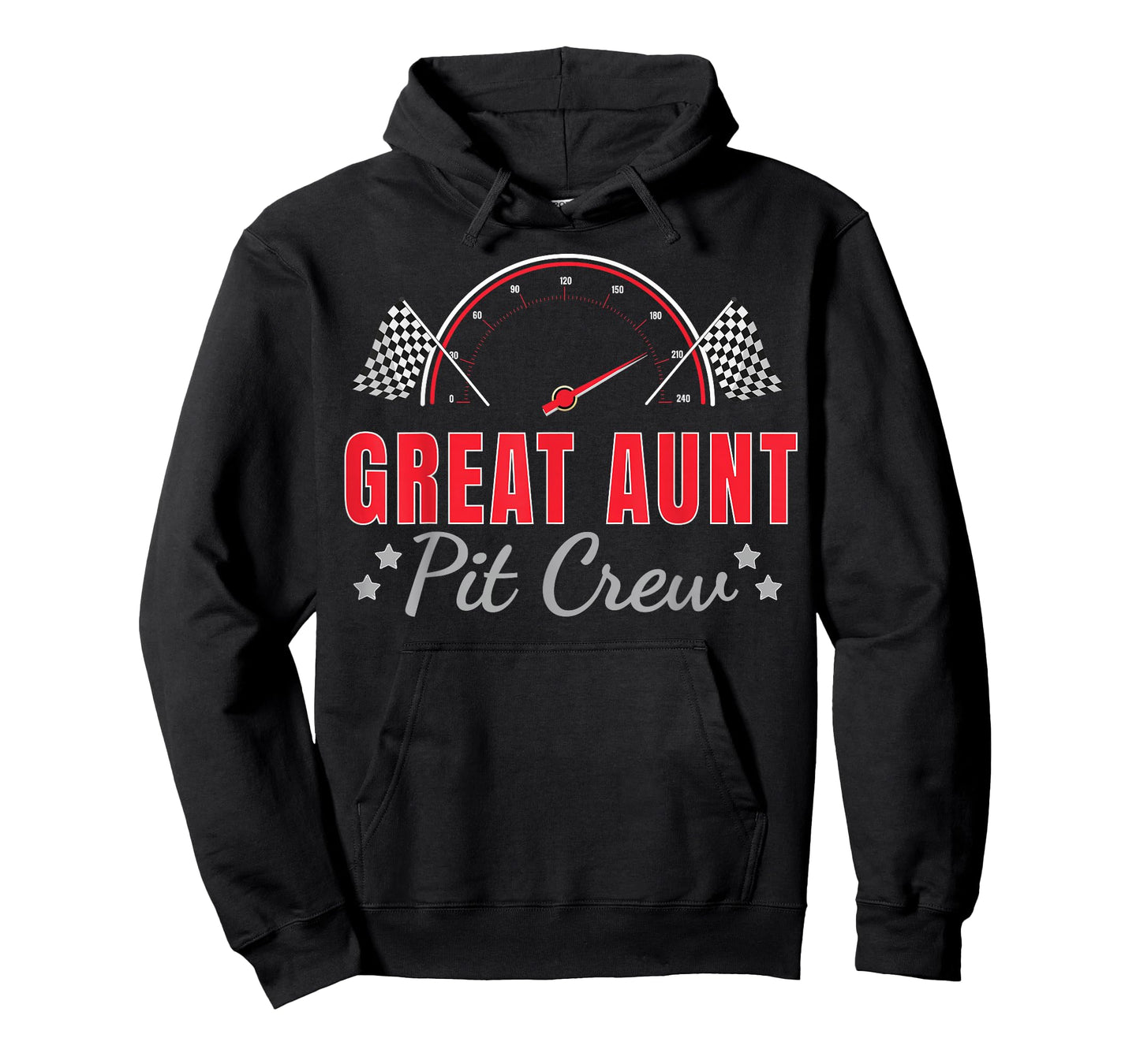Great Aunt Pit Crew Race Car Driver Birthday Party Racing T-Shirt