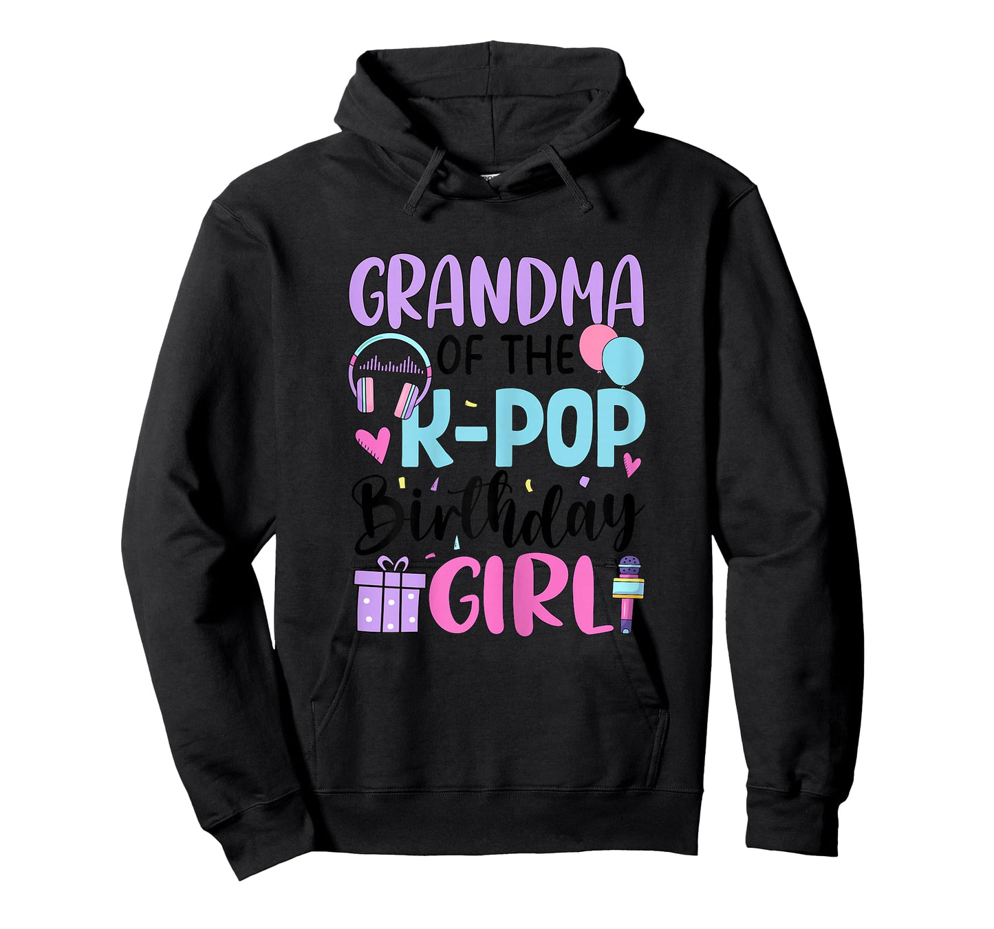Grandma of The K Pop Birthday Girl K-Pop Birthday T-Shirt