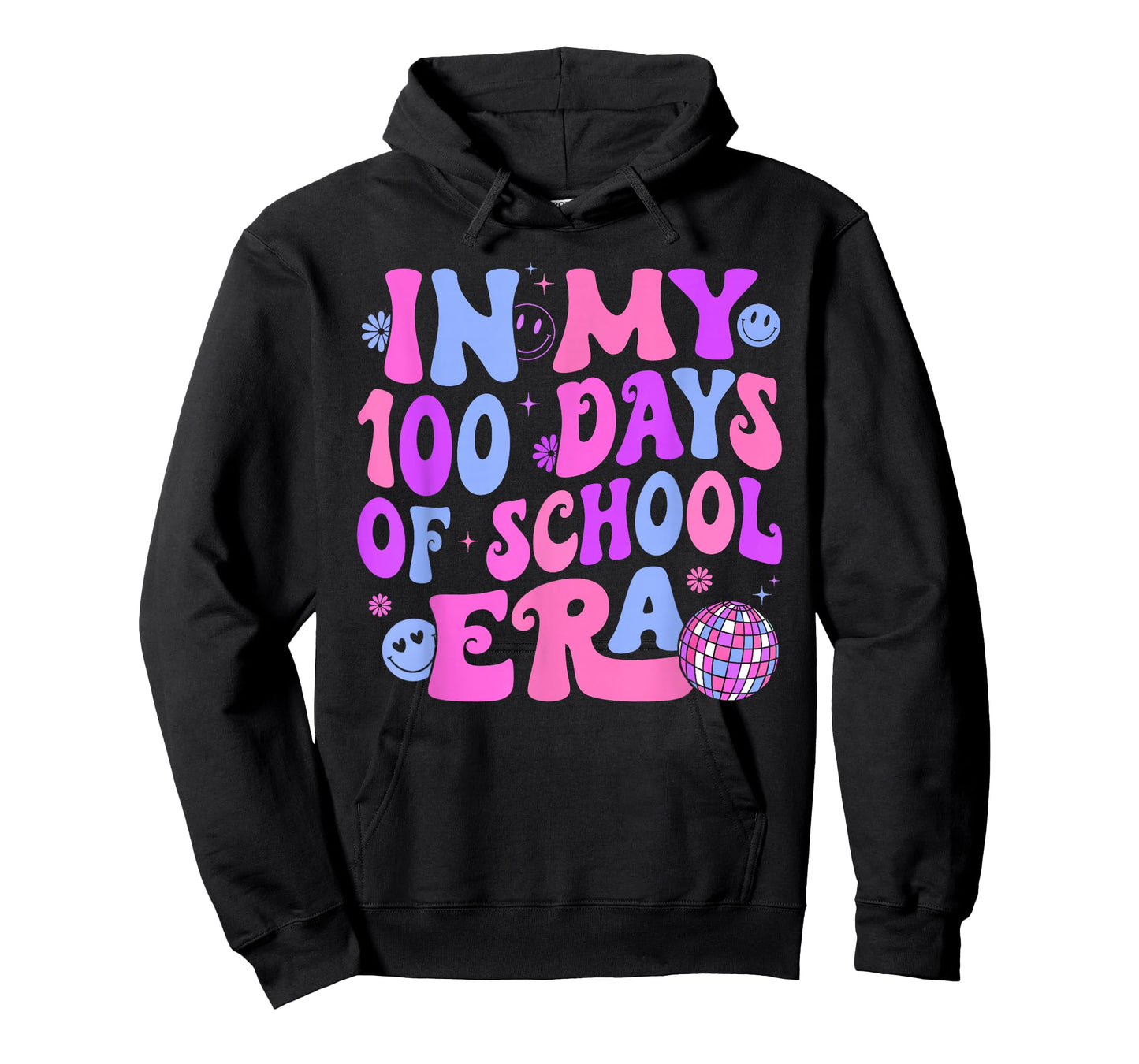 in My 100 Days of School Era Retro Disco 100th Day of School T-Shirt