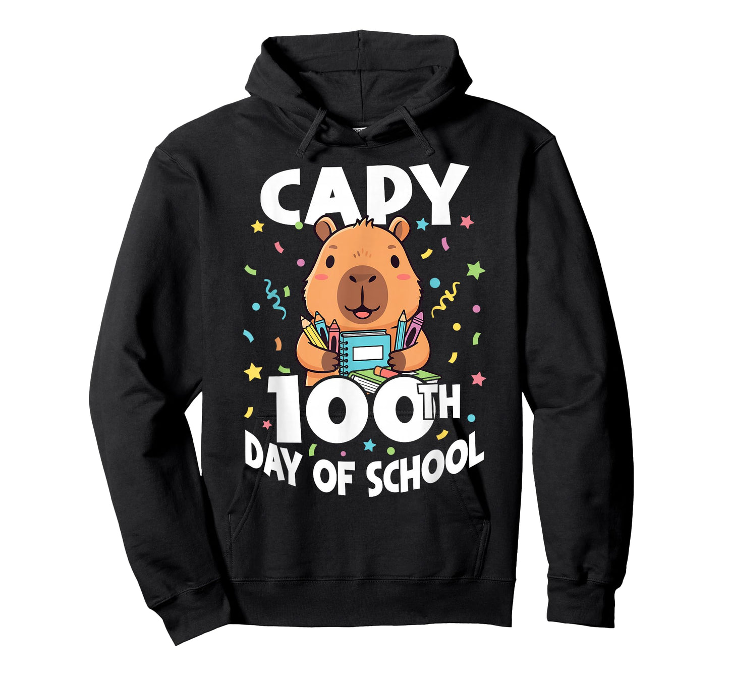 Capy 100th Day of School Capybara 100 Days of School Kids T-Shirt