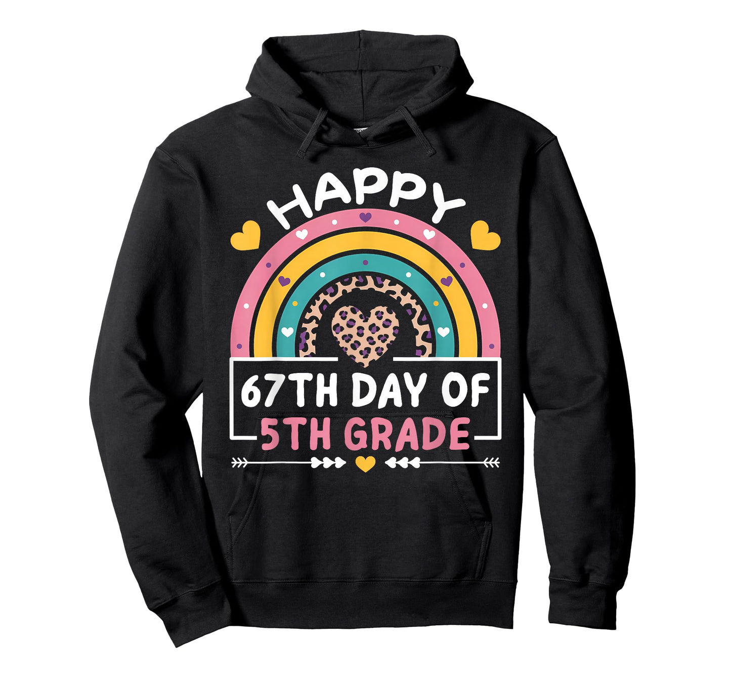 67 Days of School Happy 67th Day of 5th Grade Teacher T-Shirt