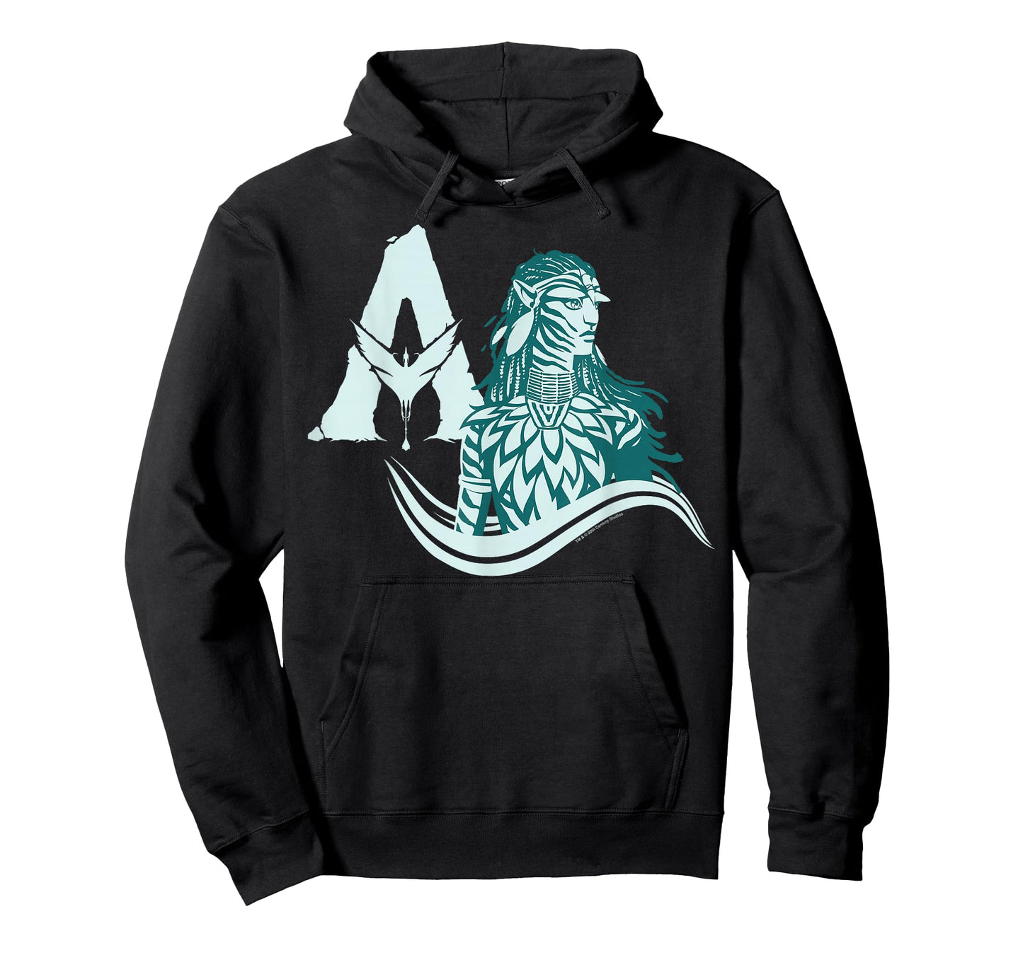 Avatar: Fire and Ash Neytiri Avatar Distressed Logo T-Shirt