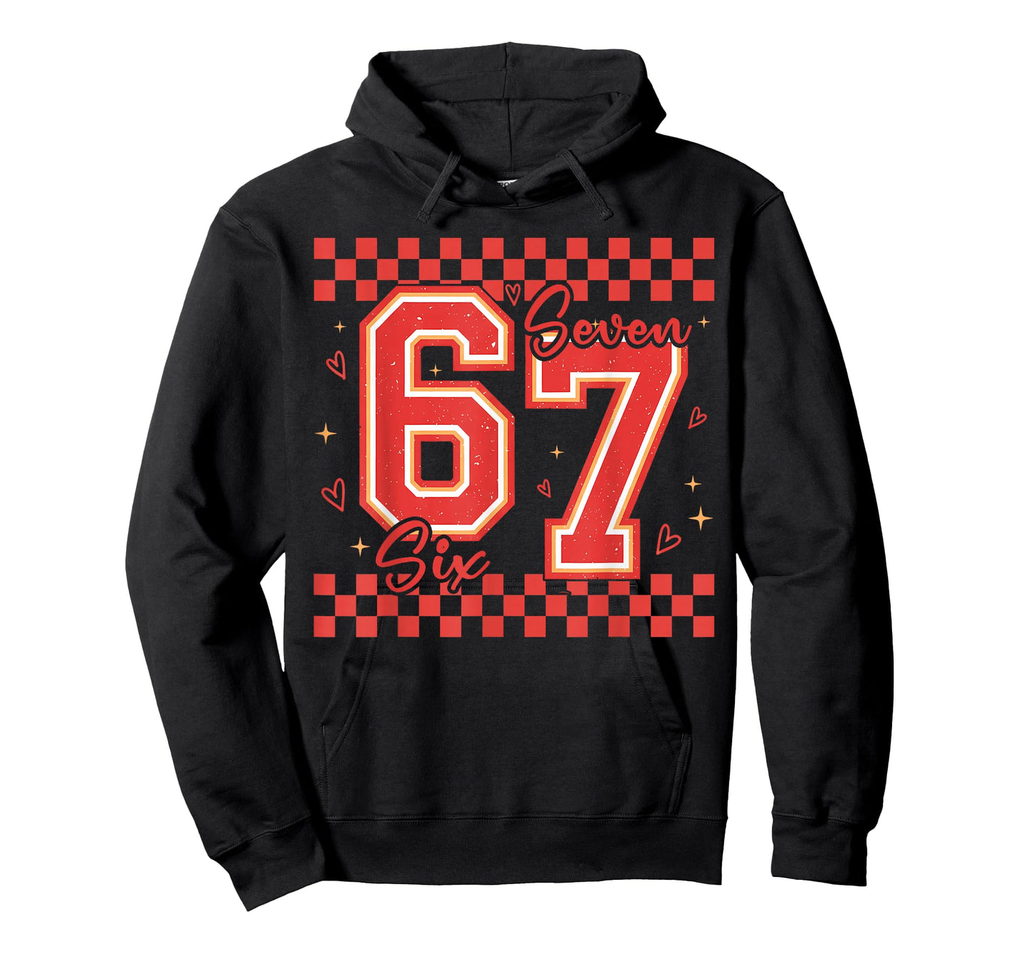 Six Seven 67 Meme Cool Valentine’s for Teens Boys Girls Kids T-Shirt