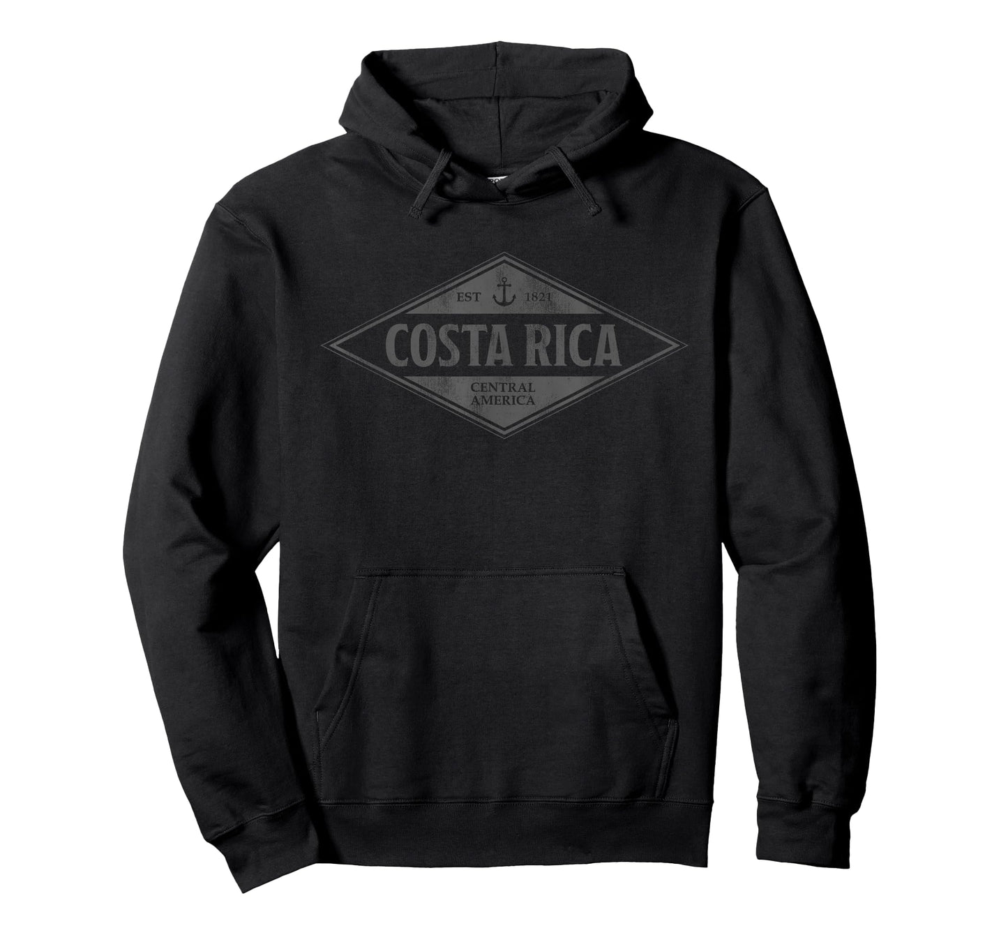 Costa Rica Souvenir Vacation Vintage Badge Mens Womens T-Shirt
