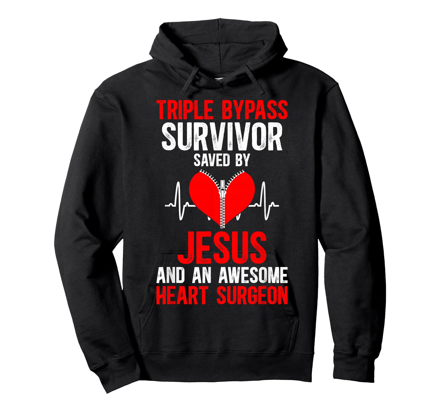 Triple Bypass Surgery Survivor Saved by Jesus T-Shirt