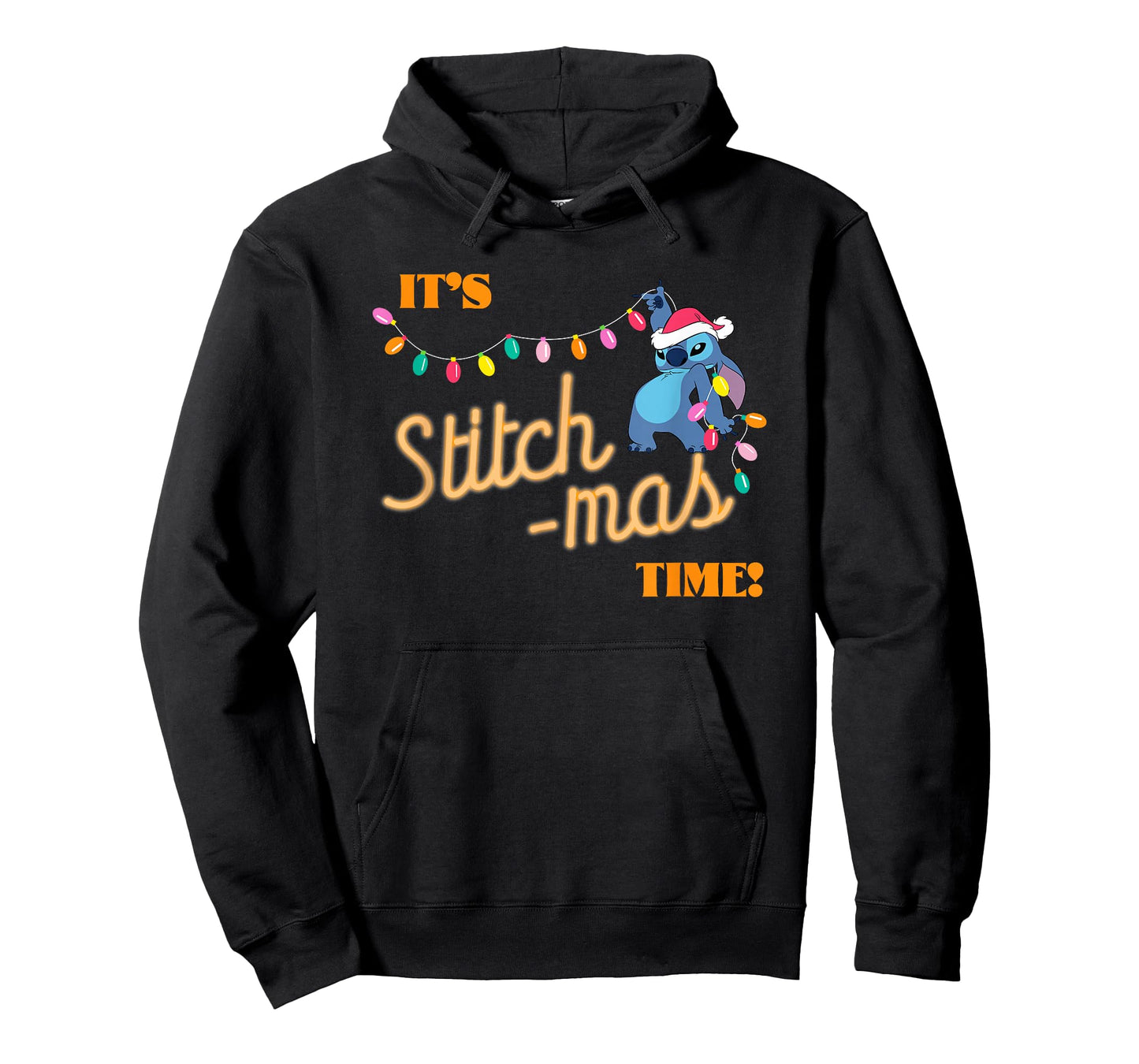 Disney Lilo & Stitch Christmas It's Stitchmas Time Cool Pose T-Shirt