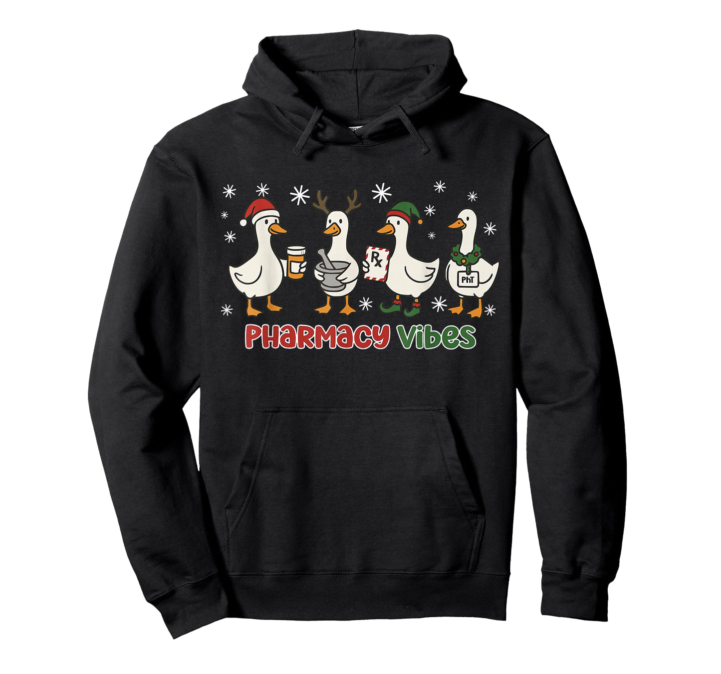 Christmas Silly Goose CPhT Pharmacy Technician Pharm Tech T-Shirt