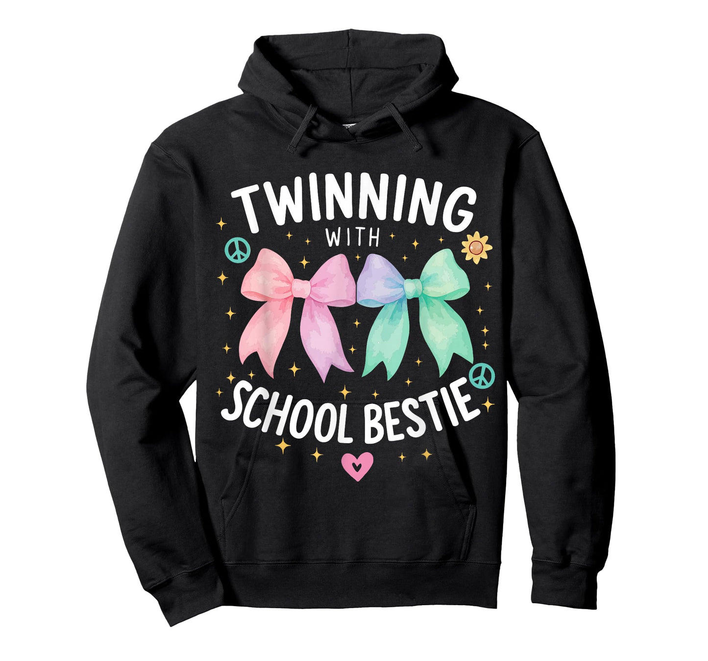 Twin Day Friend School Twinning with My Bestie Matching Girl T-Shirt