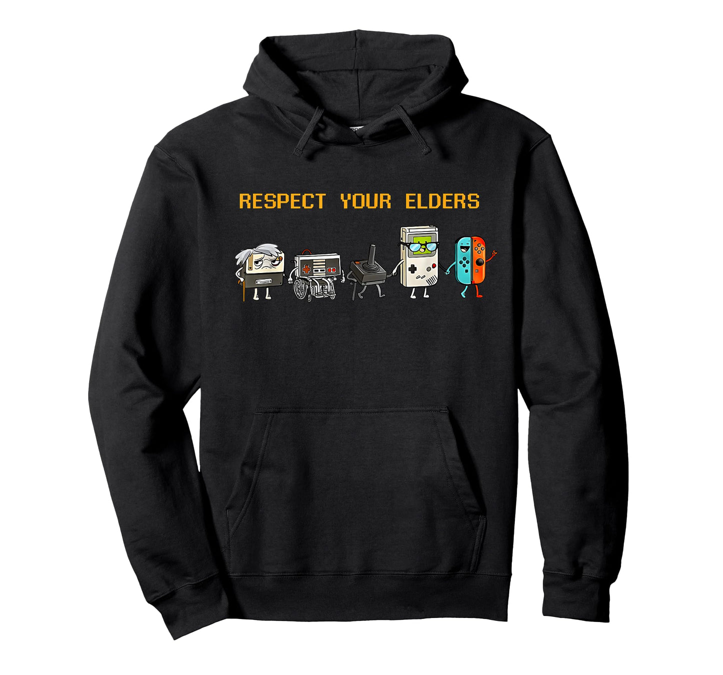 Respect Your Elders Retro Gaming Funny Gamer Controller 80s T-Shirt