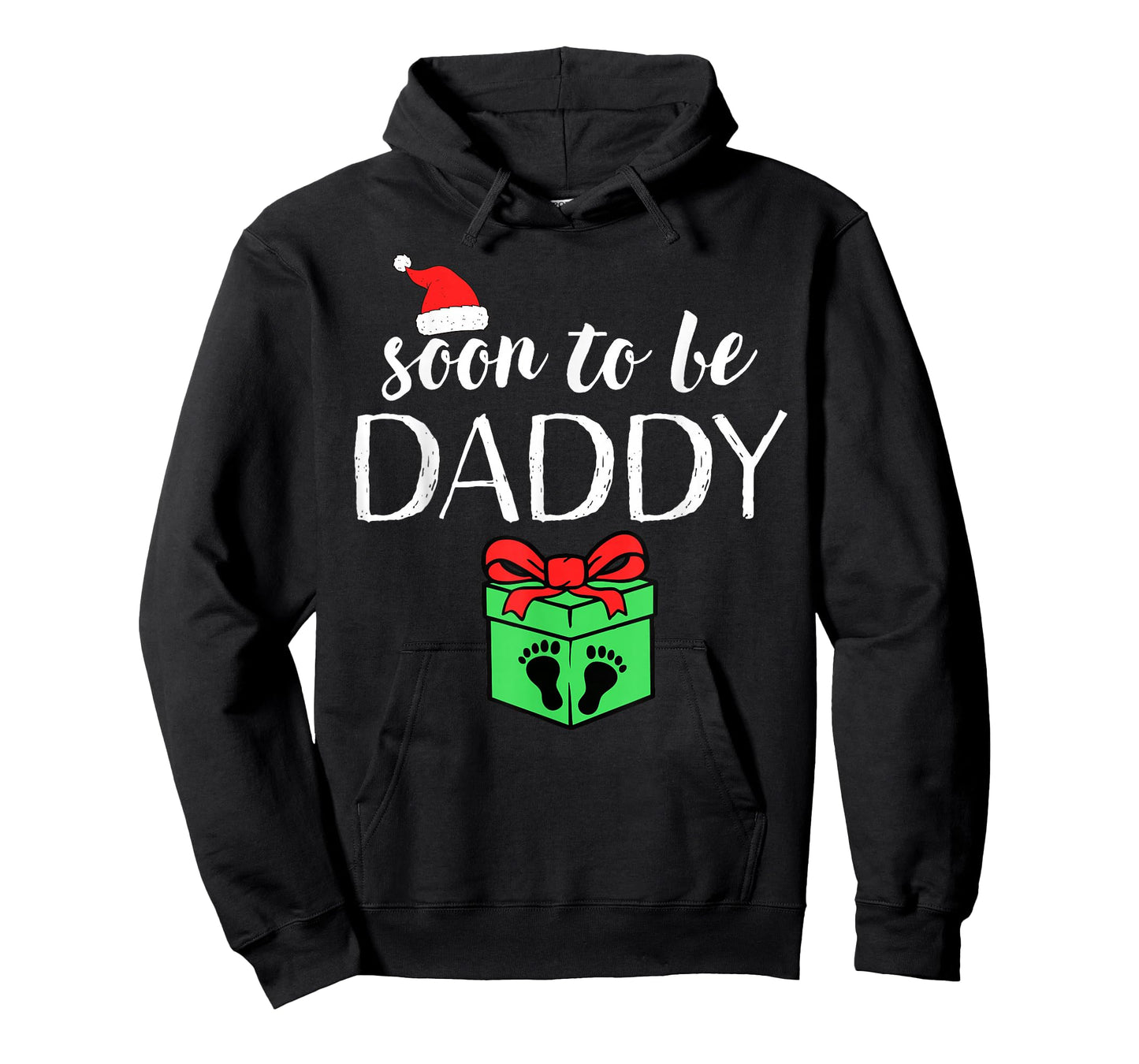 Soon to Be Daddy Christmas Funny Pregnancy Announcement Dad T-Shirt
