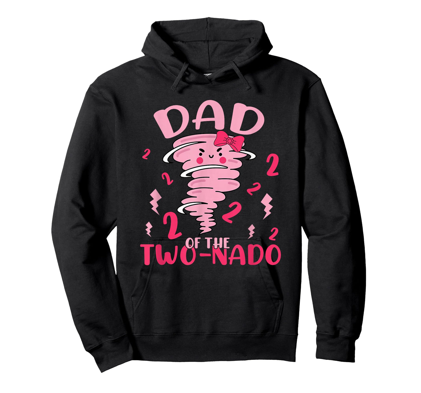 Dad of The Two-nado Tornado Theme 2nd Birthday Party T-Shirt