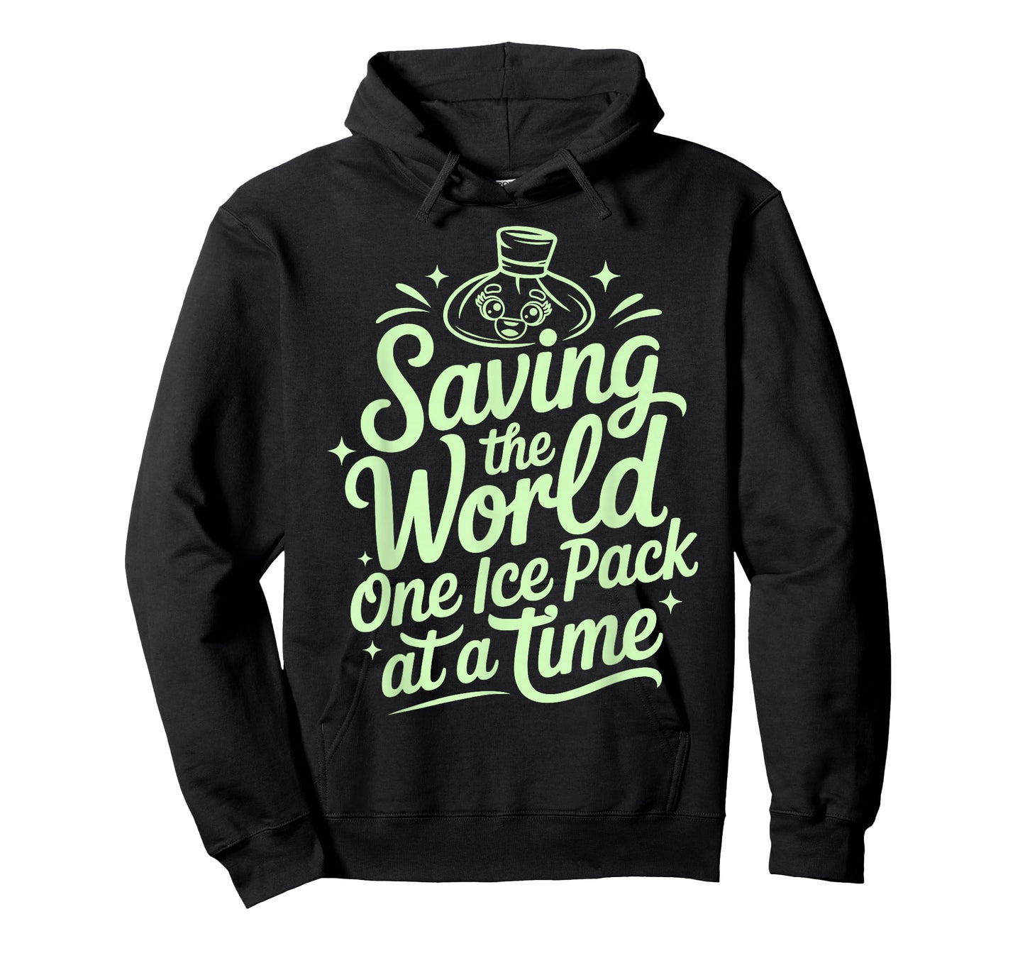 Saving The World One Ice Pack at A Time Funny School Nurse T-Shirt
