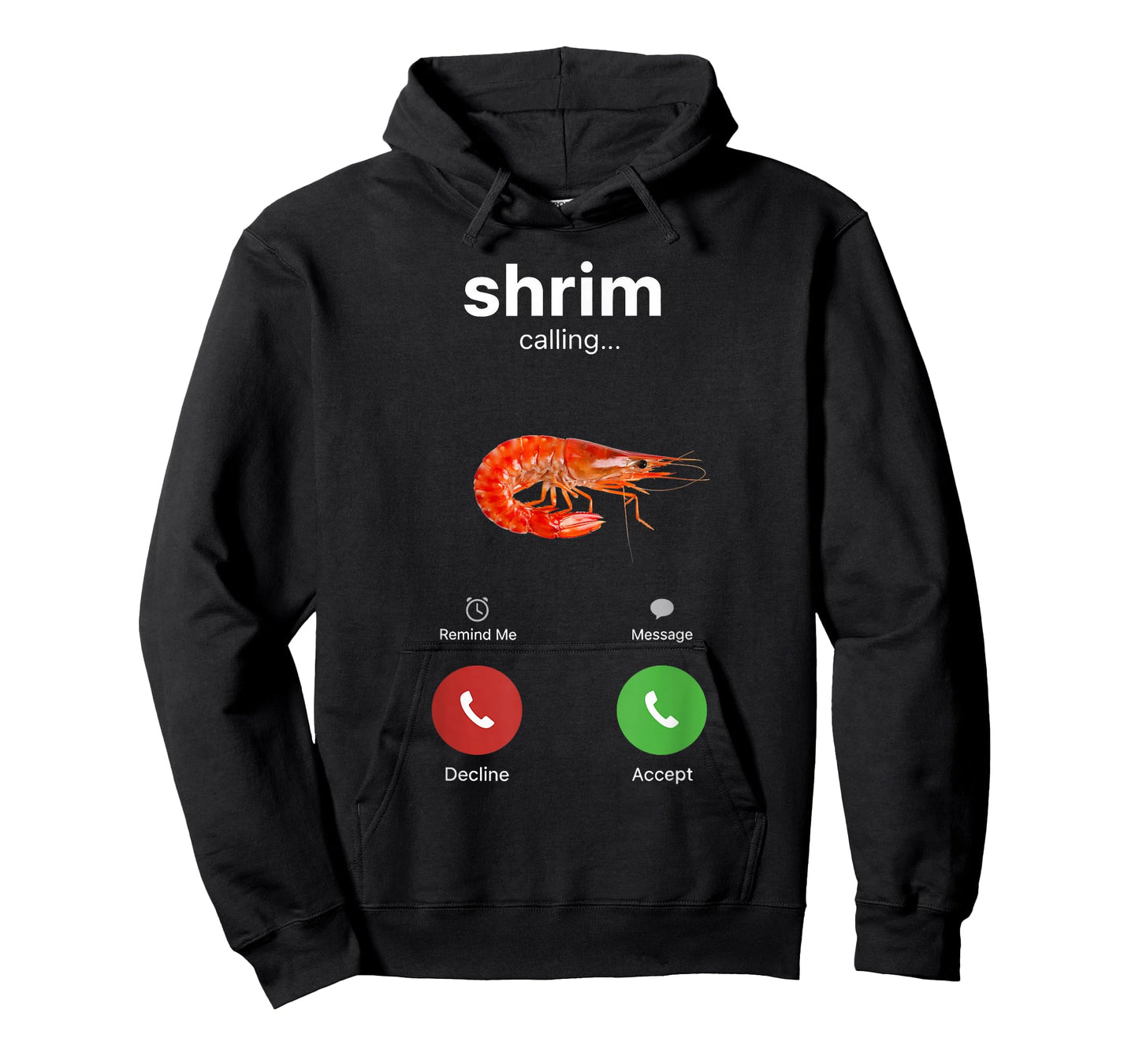 Shrim Calling Funny Meme Shrimp is Calling Misspelled T-Shirt