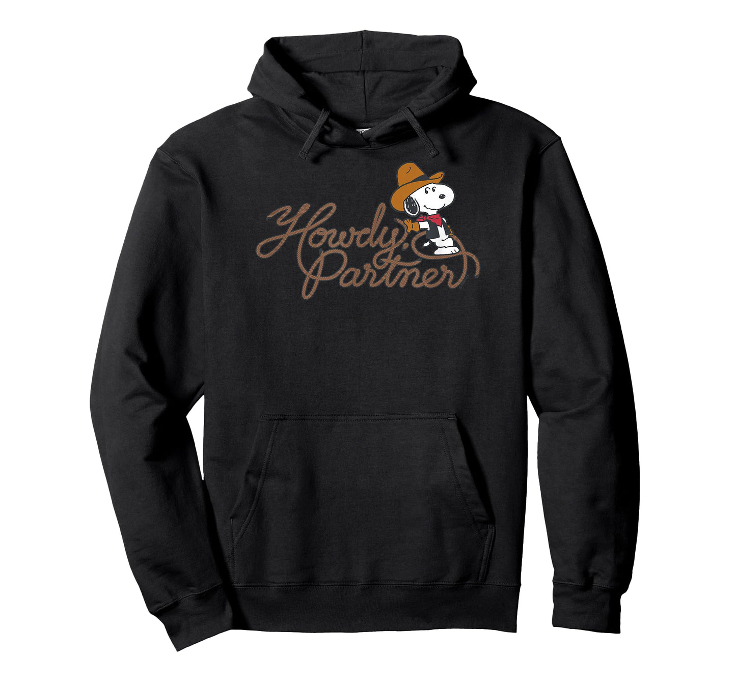 Snoopy Howdy Partner Cowboy Style T-Shirt