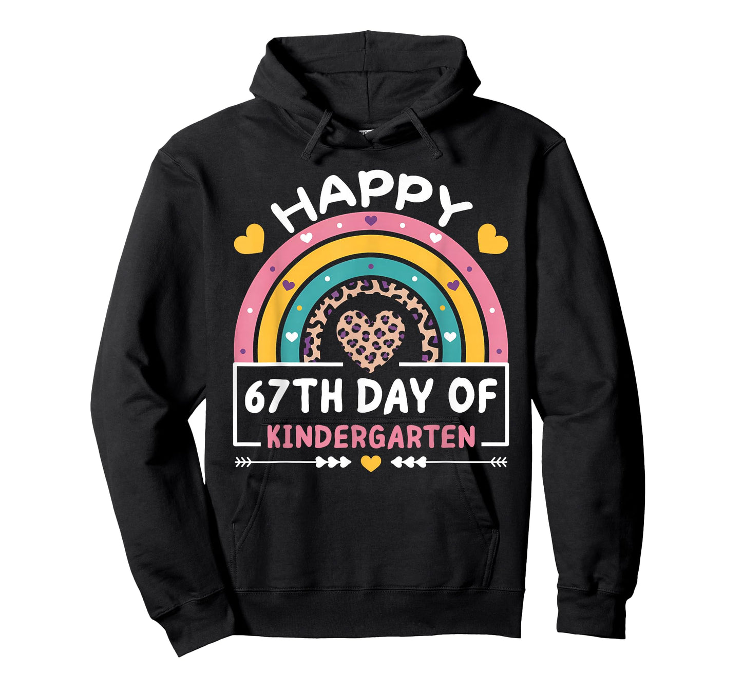 67 Days of School Happy 67th Day of Kindergarten Teacher T-Shirt