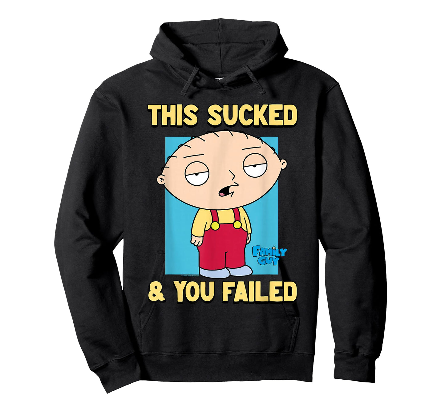 Family Guy Stewie This Sucked & You Failed Funny Cartoon T-Shirt