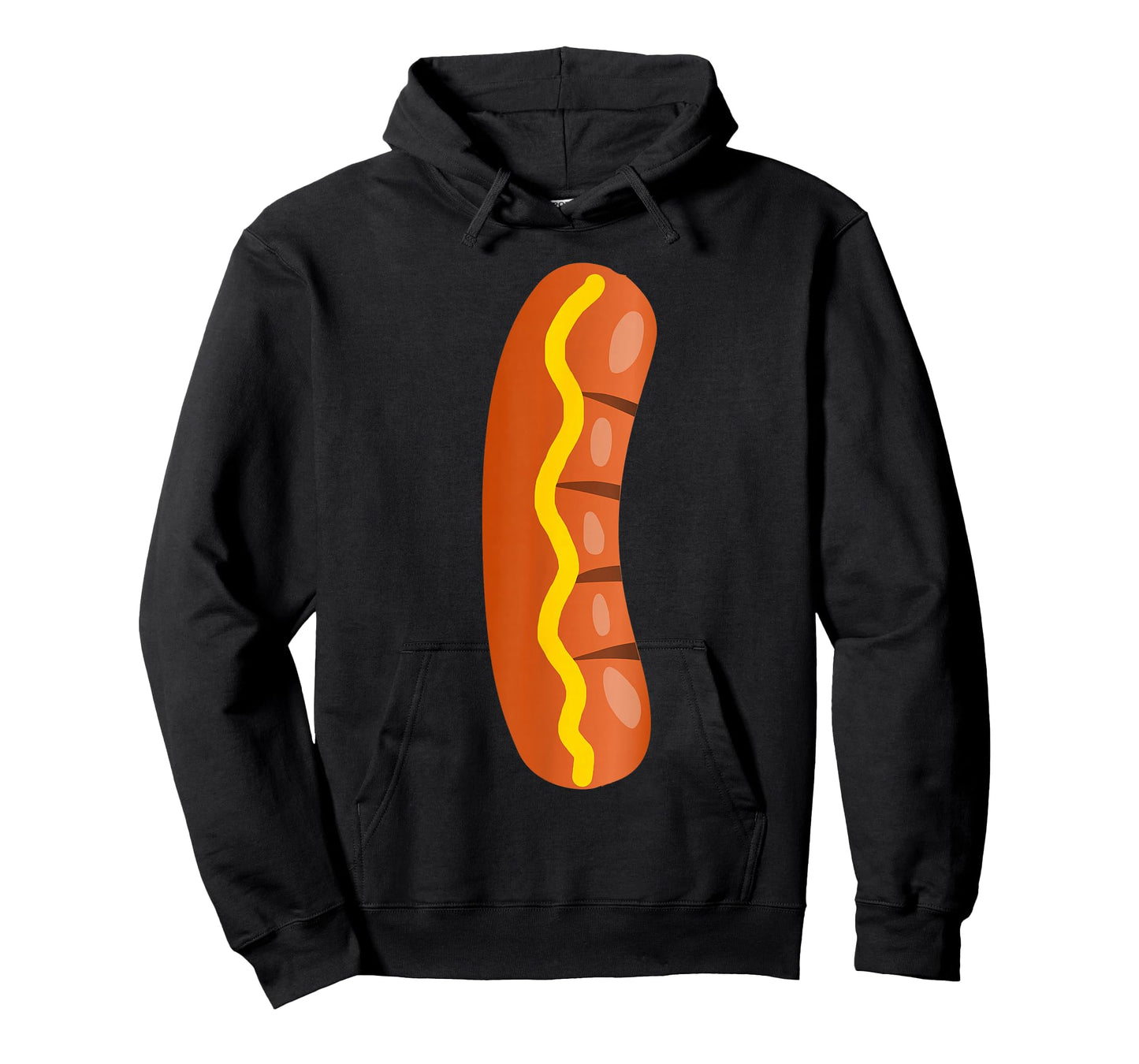 Hot Dog Costume Funny Easy Halloween Couple Cosplay with Bun T-Shirt