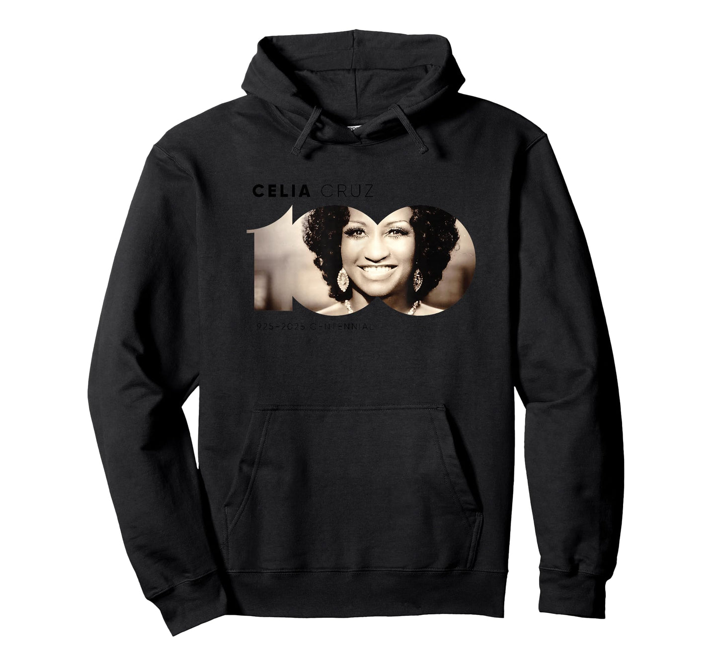 Amazon Exclusive Celia Cruz Centennial Logo T-Shirt