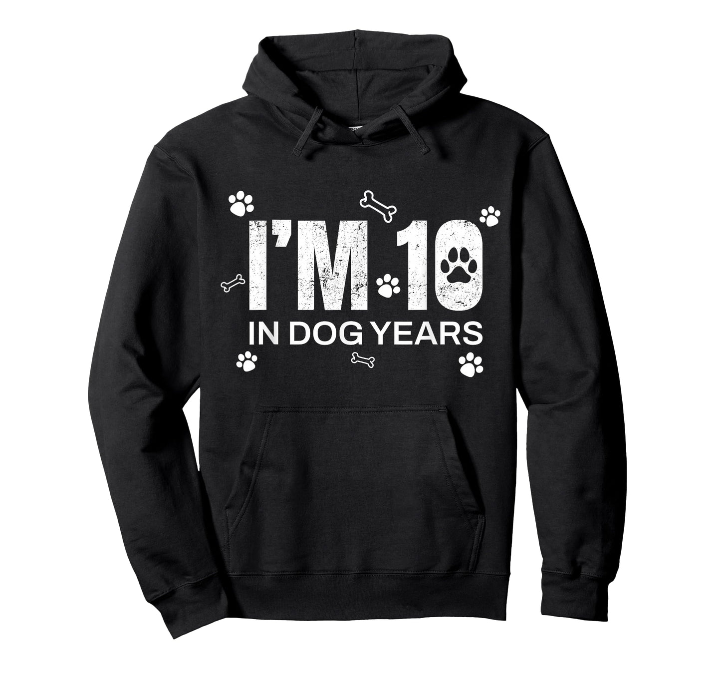 I’m 10 in Dog Years Funny 70th Birthday Humor Design Gift T-Shirt
