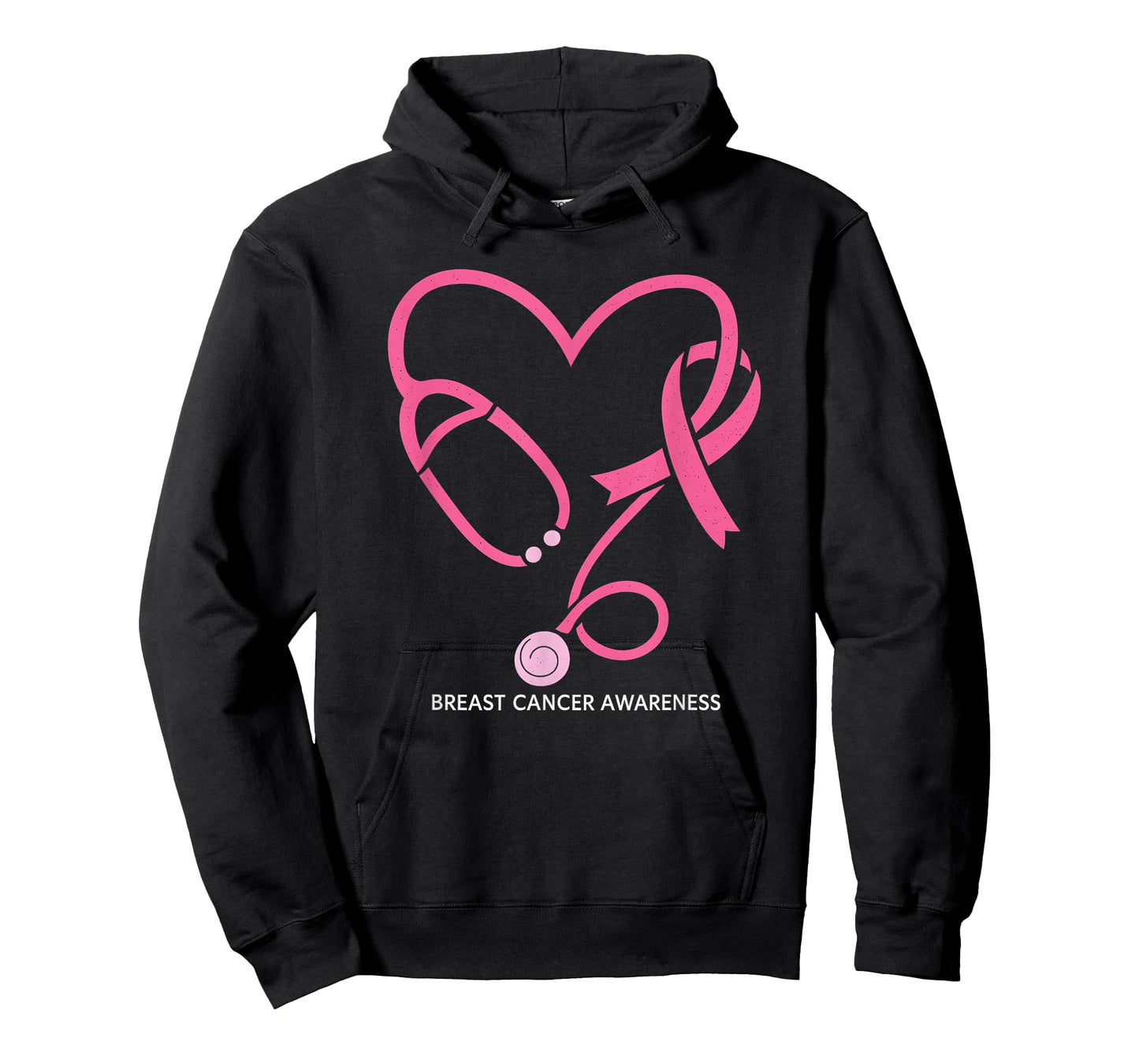 Pink Stethoscope Nurse Medical Breast Cancer Awareness T-Shirt