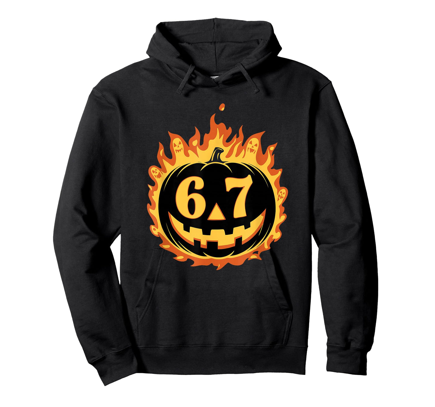 Funny 6 7 Meme Halloween Pumpkin Costume for Teacher Student T-Shirt