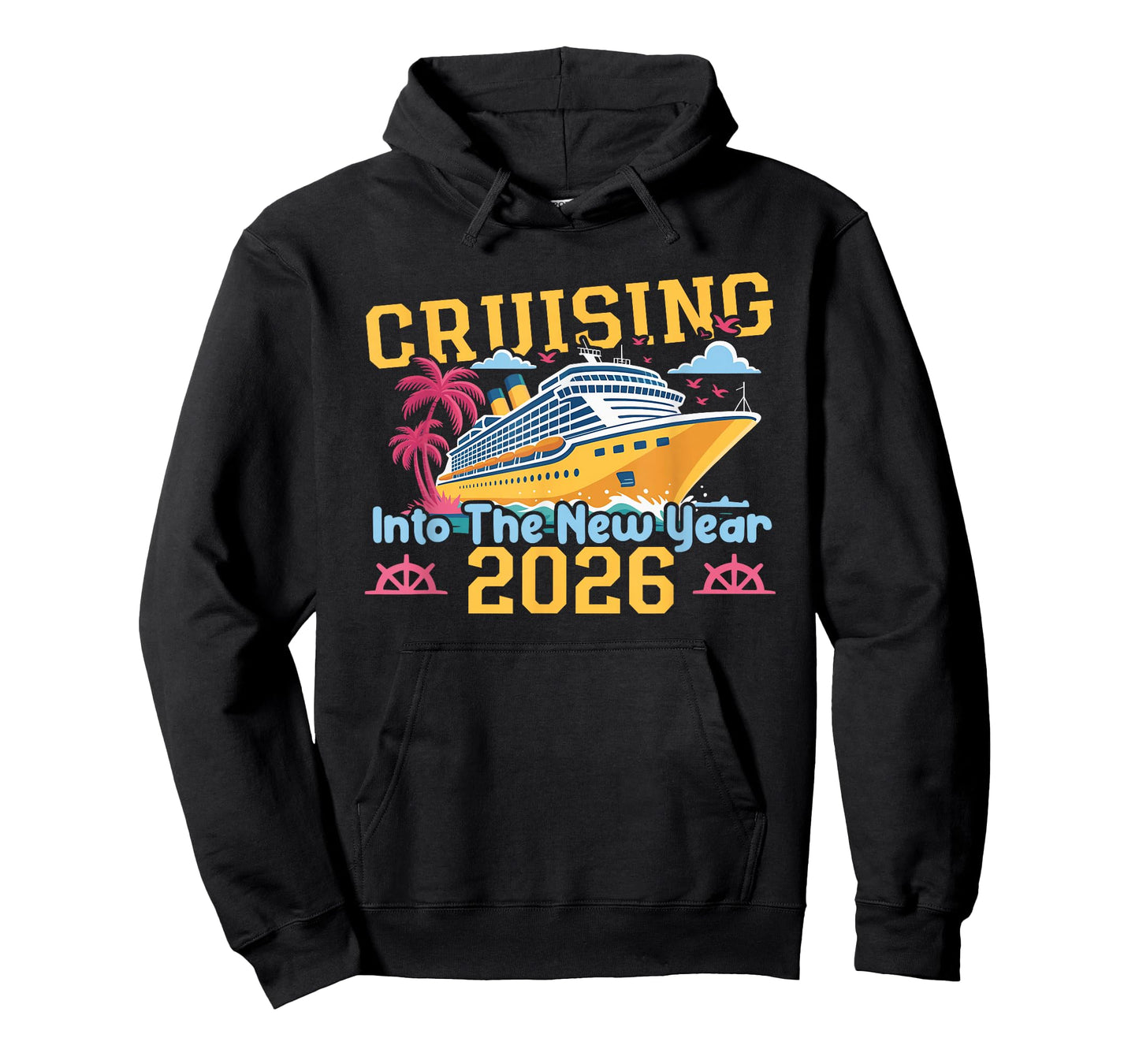 Cruising Into The New Year 2026 Family Trips T-Shirt