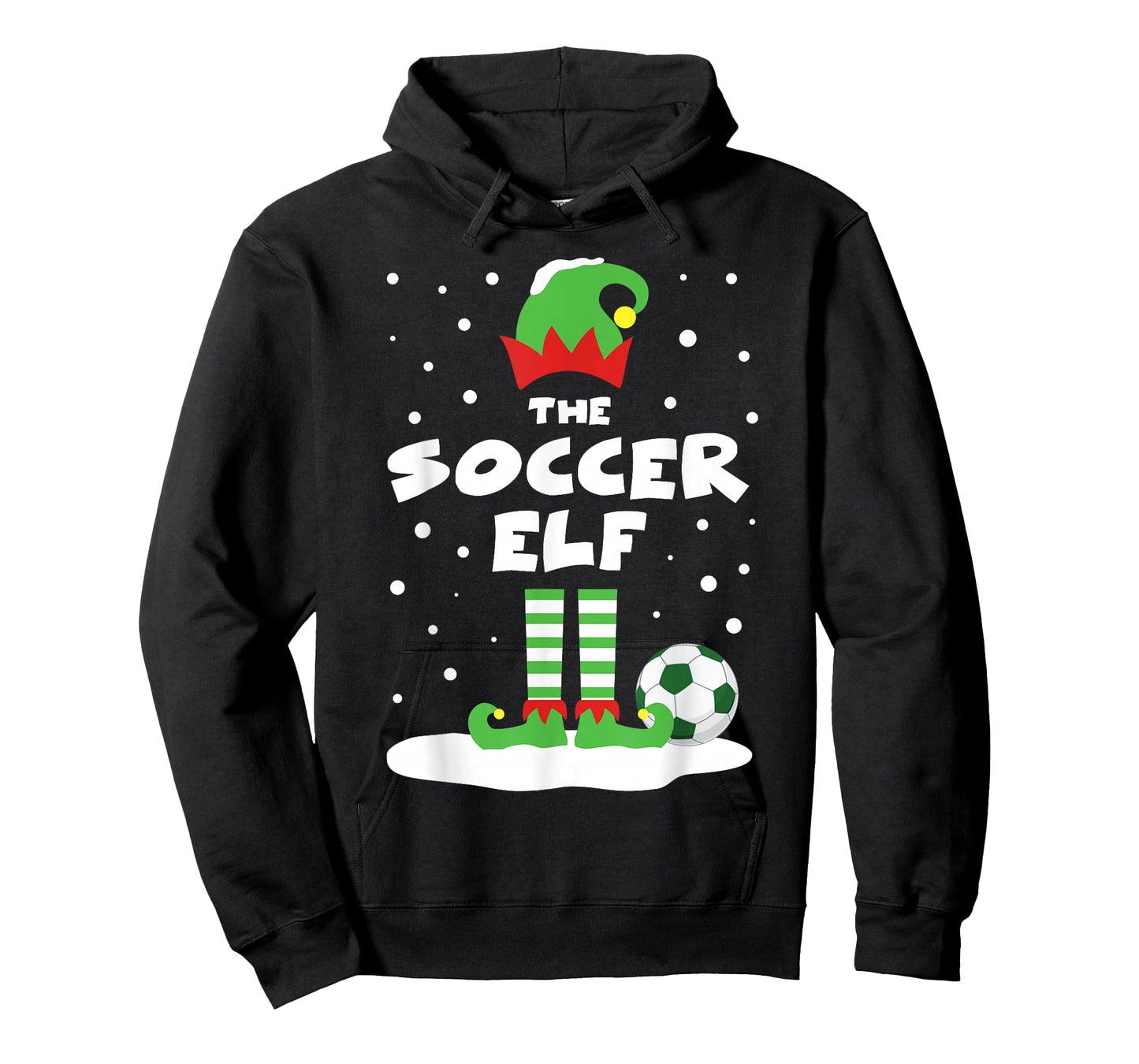 Soccer Elf Matching Group Family Holiday Christmas Costume T-Shirt