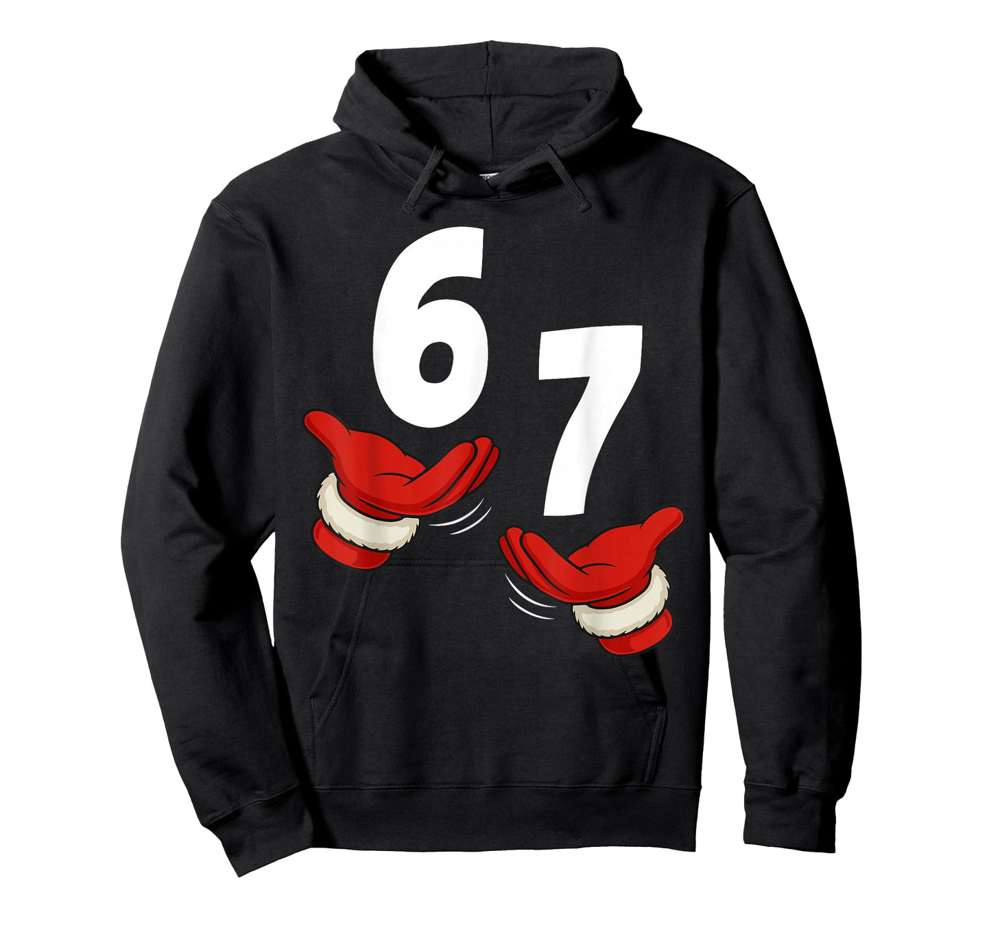 Six Seven 67 Christmas 6 7 Kids 67 Teen Boys 6-7 Meme Hands T-Shirt